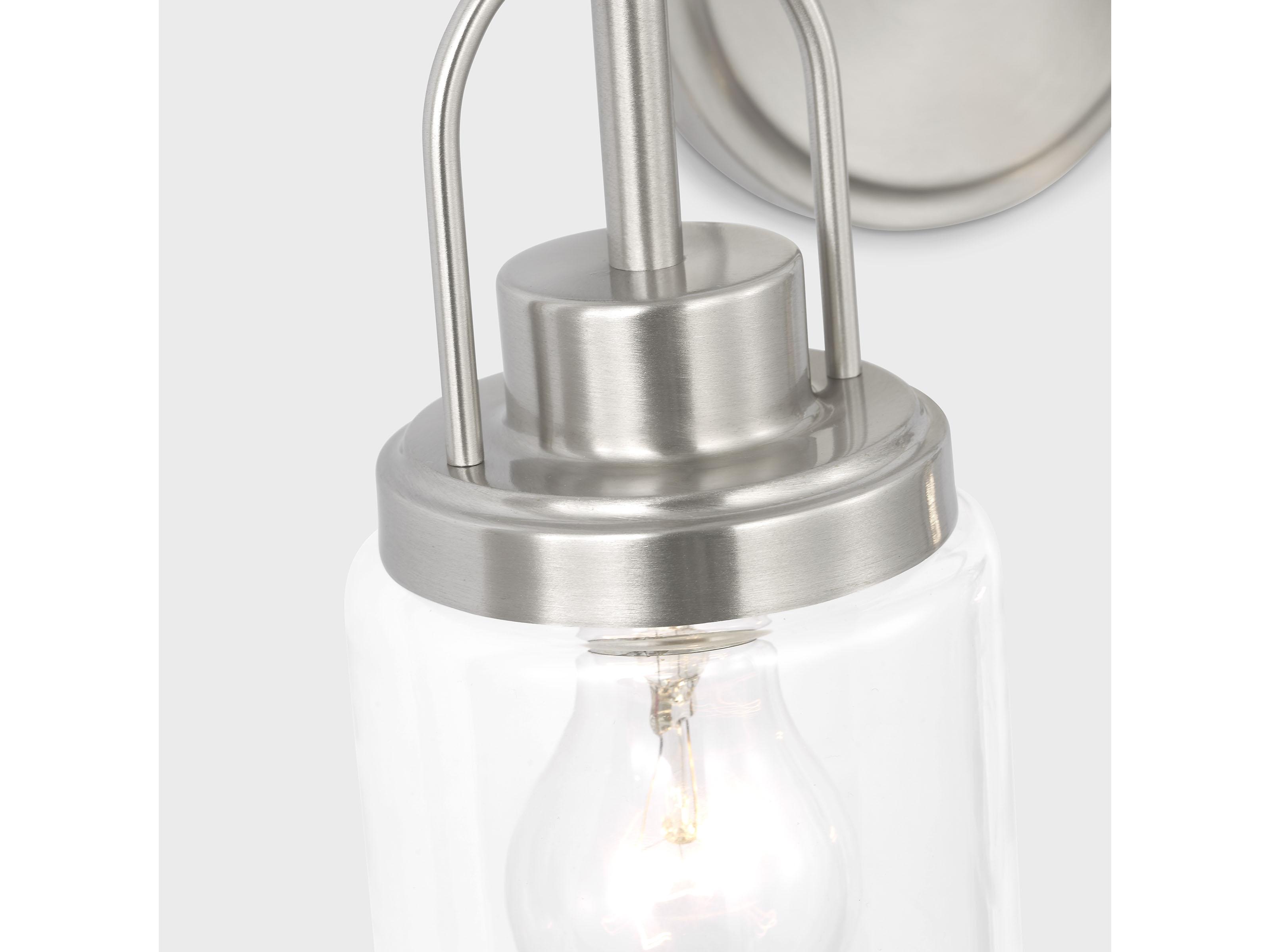 Visual Comfort Studio Anders 2-Light Brushed Nickel Vanity Light