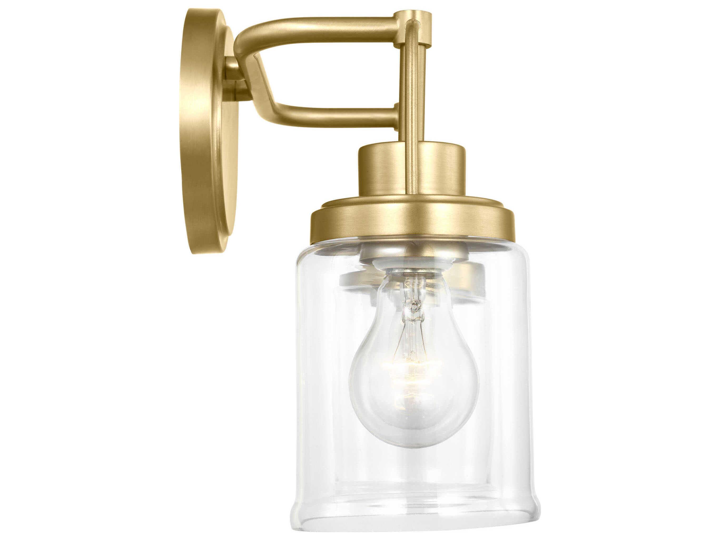 Visual Comfort Studio Anders 2-Light Satin Brass Vanity Light