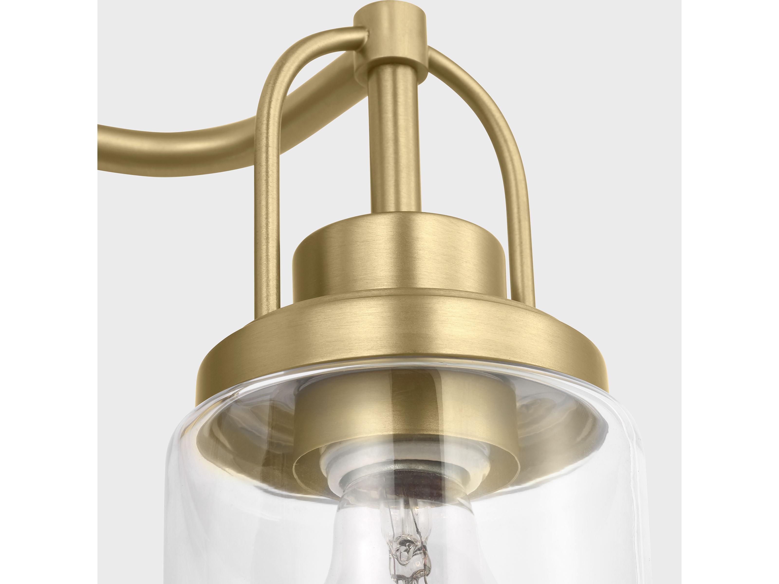 Visual Comfort Studio Anders 2-Light Satin Brass Vanity Light