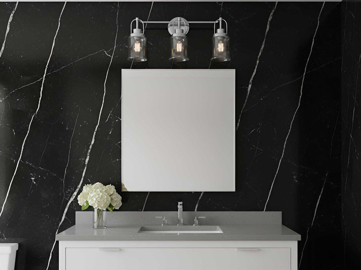 Visual Comfort Studio Anders 3-Light Satin Brass Vanity Light