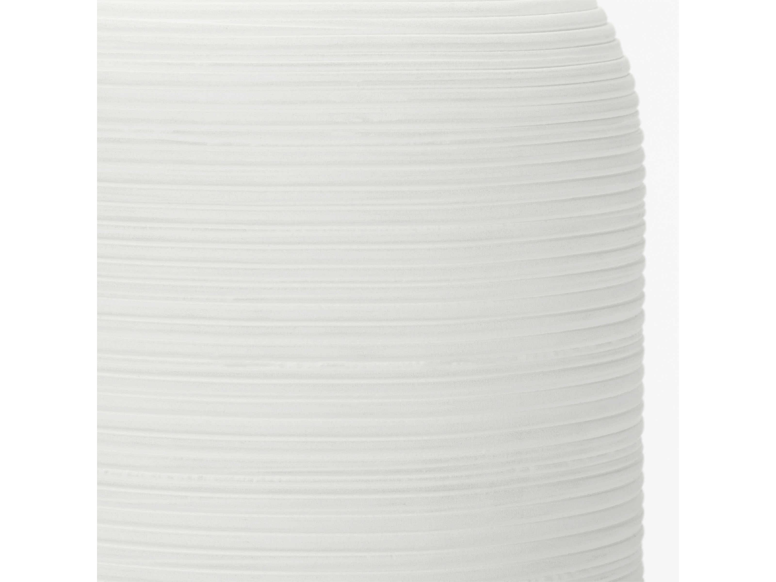 Visual Comfort Studio Fanny Matte White Linen Table Lamp