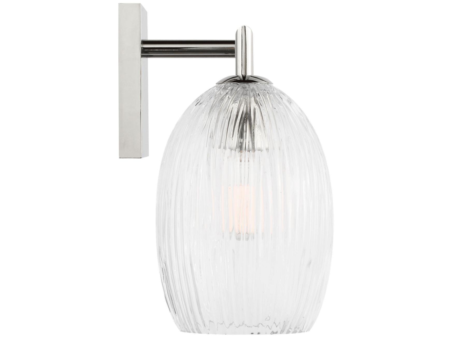 Visual Comfort Studio Serafina 3-Light Polished Nickel Vanity Light