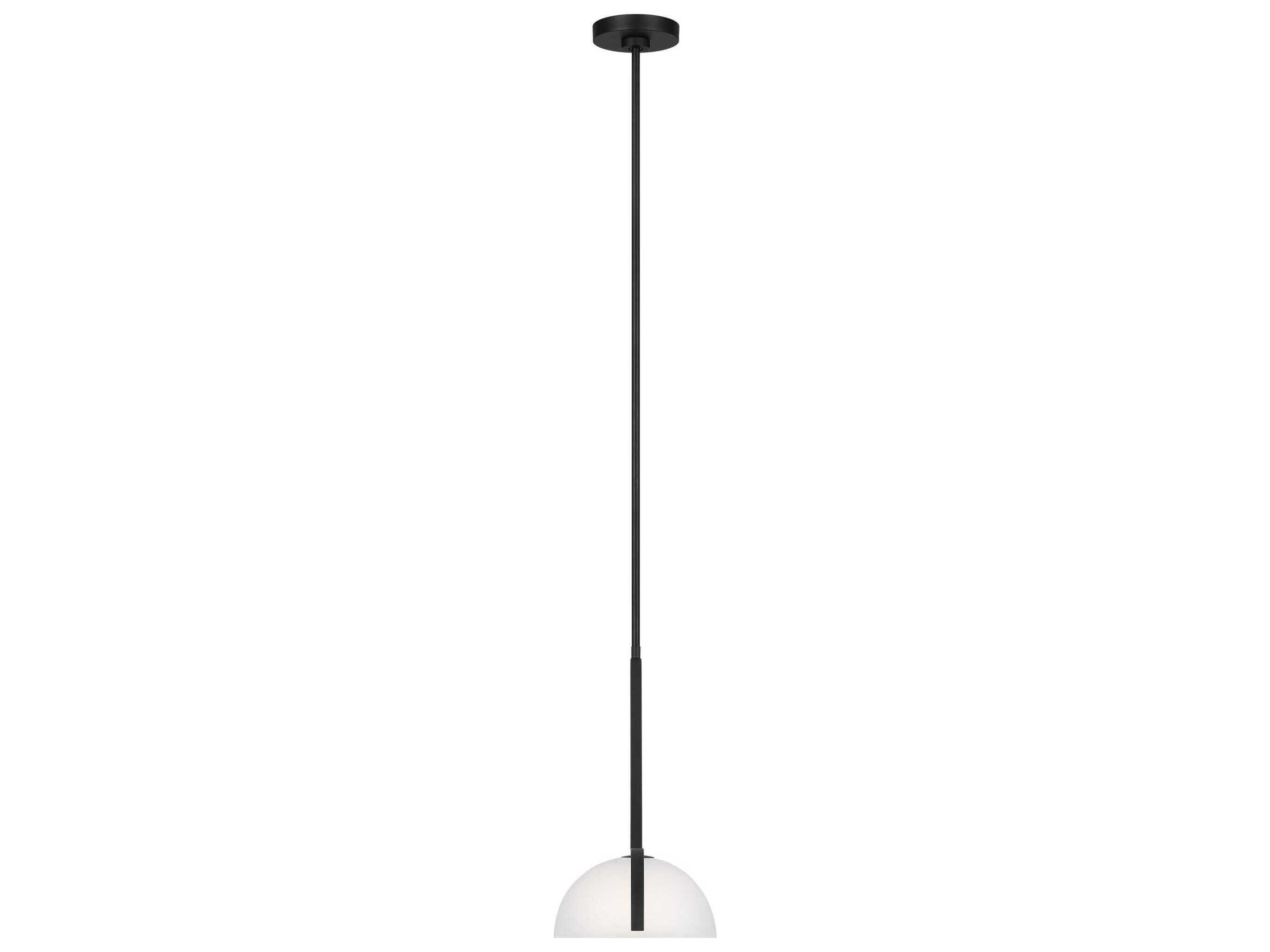 Visual Comfort Studio Nido 5-Light Midnight Black Linear Island Pendant