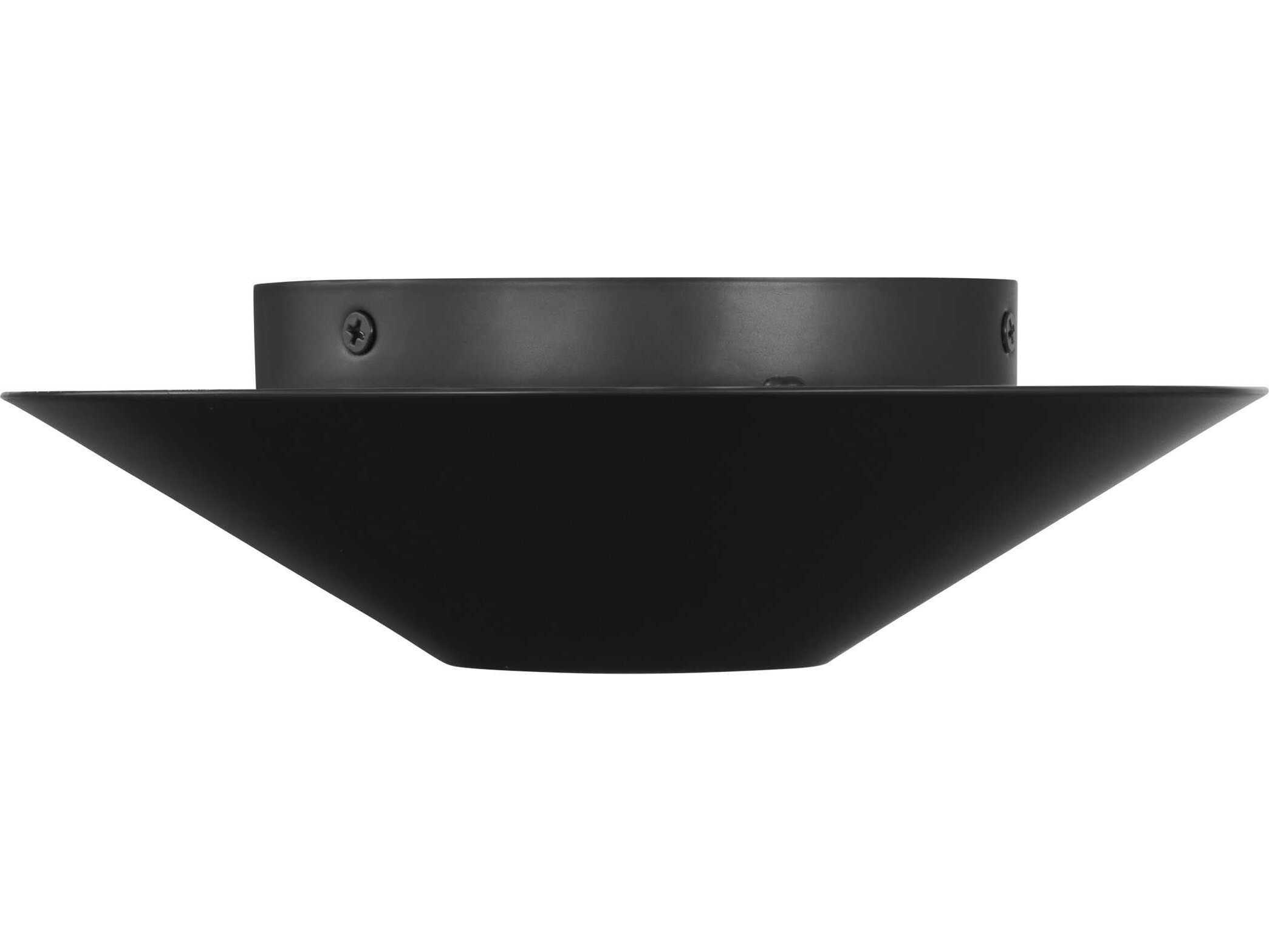 Visual Comfort Studio Echo 1-Light Midnight Black Flush Mount