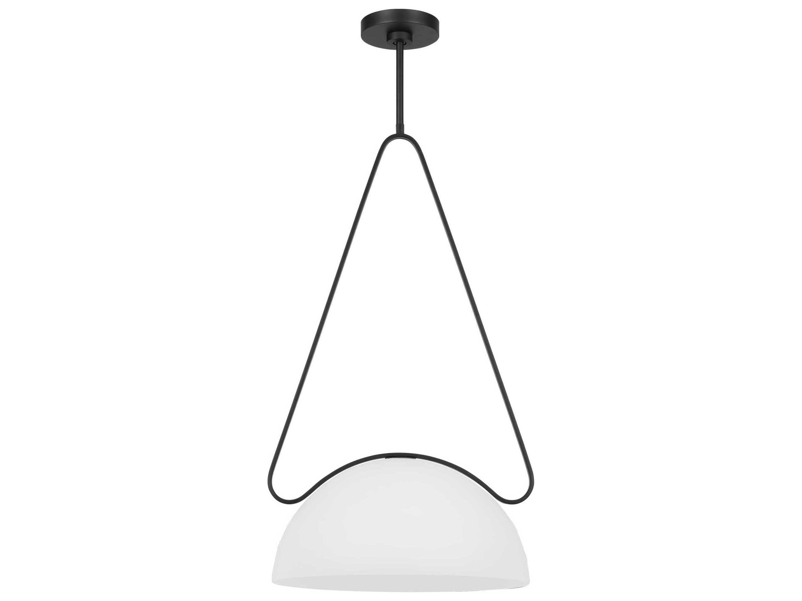 Visual Comfort Studio Nido 1-Light Midnight Black Pendant