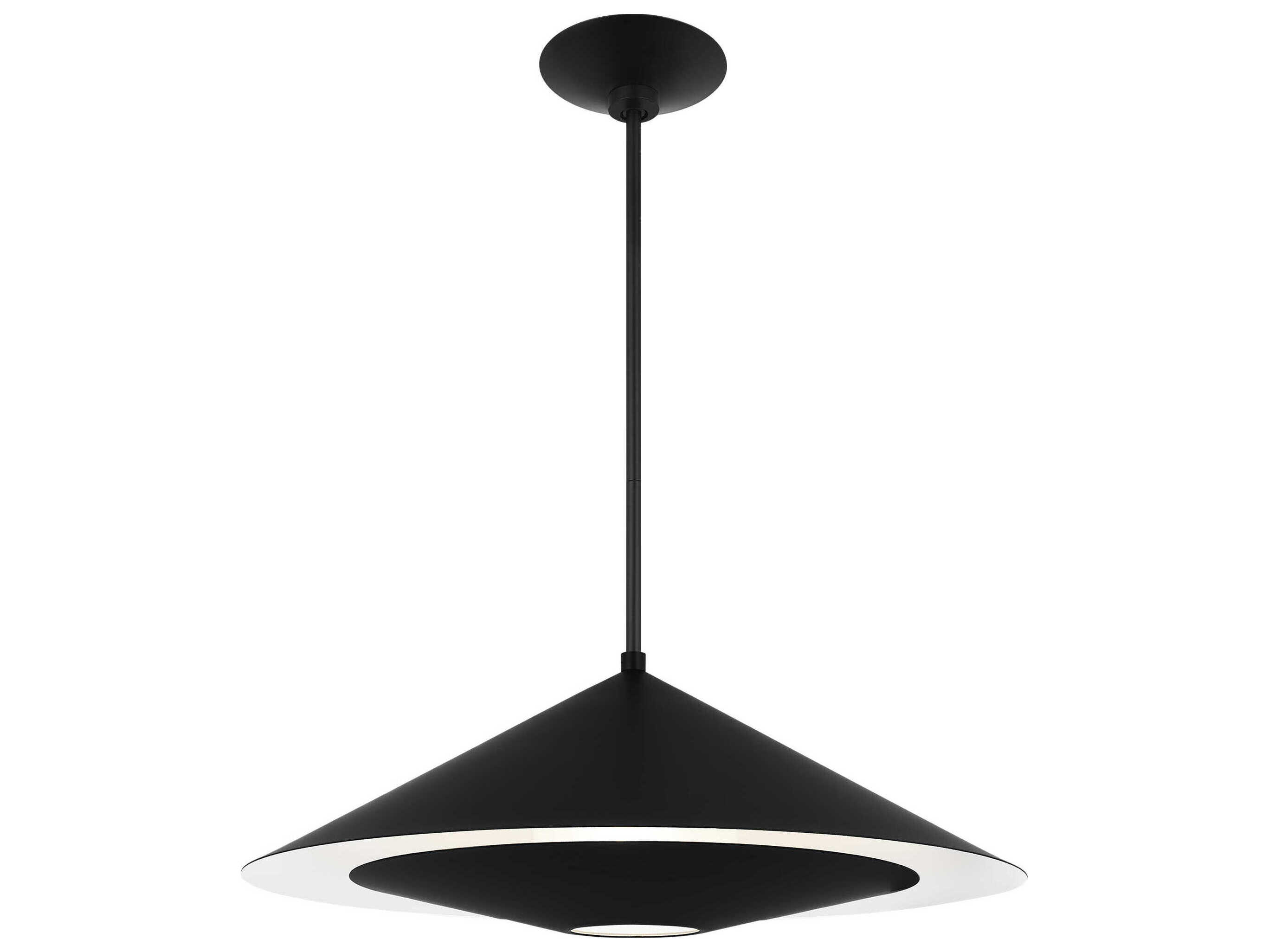 Visual Comfort Studio Echo 1-Light Midnight Black Pendant