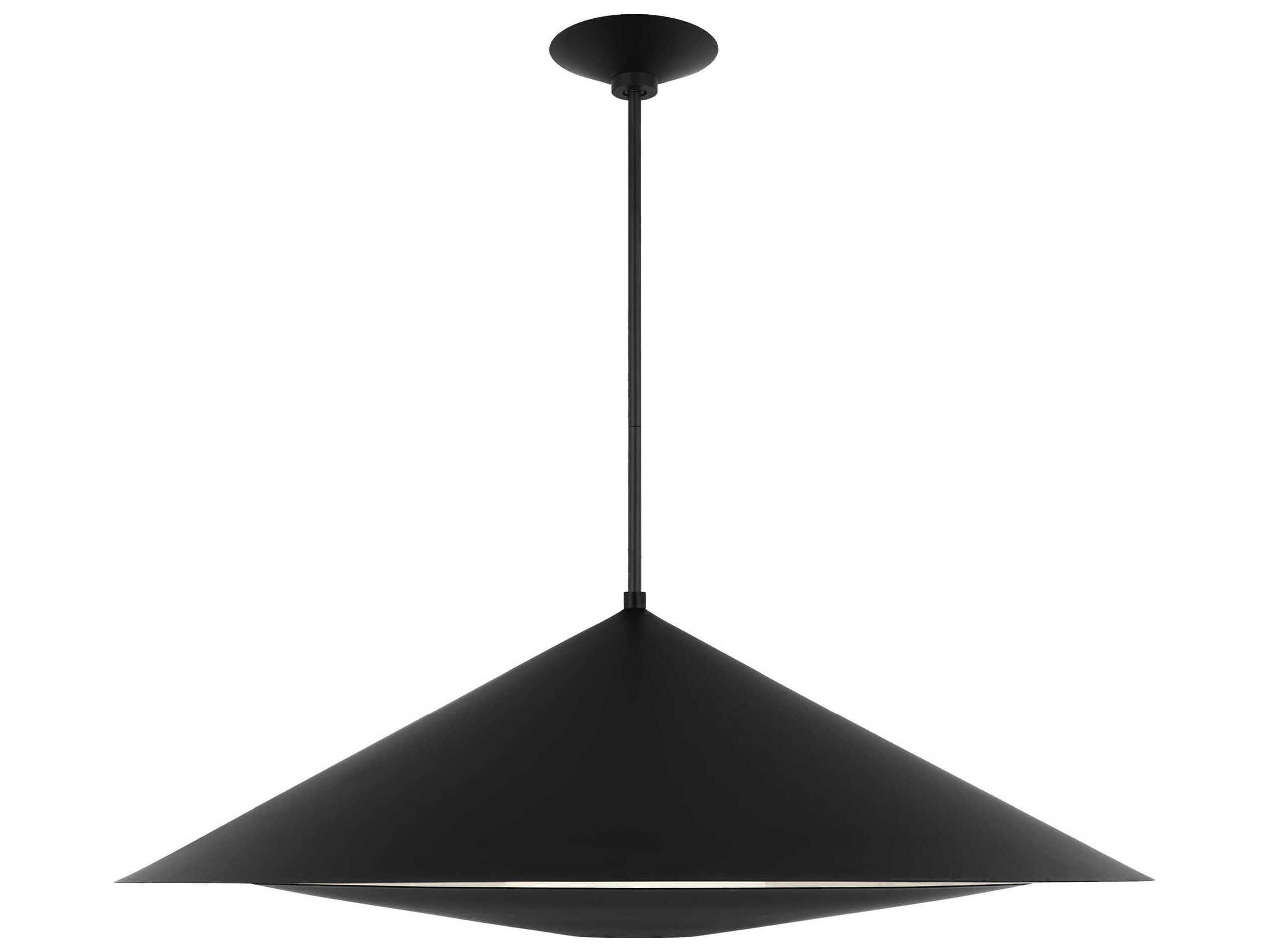 Visual Comfort Studio Echo 1-Light Midnight Black Pendant