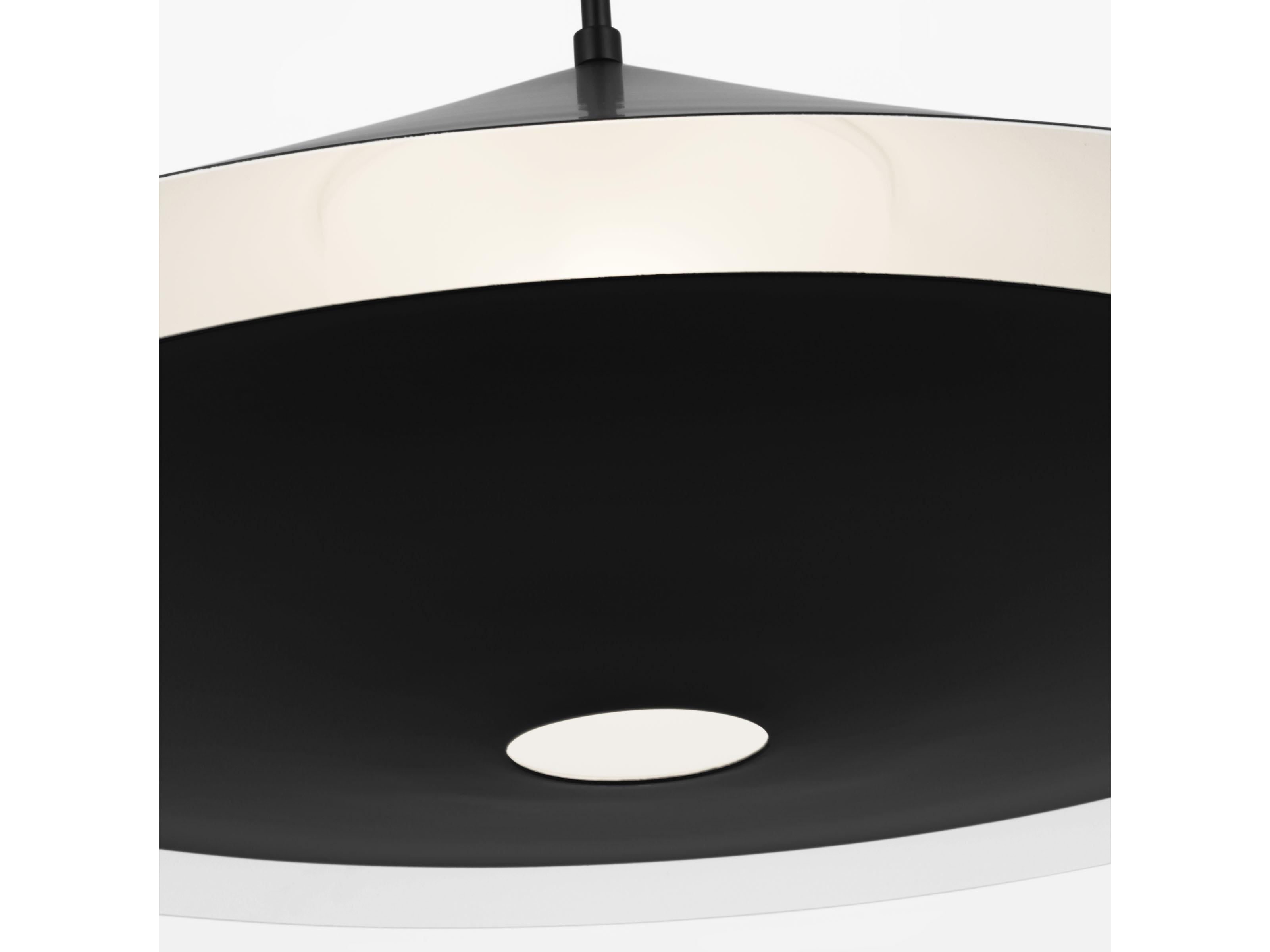 Visual Comfort Studio Echo 1-Light Midnight Black Pendant