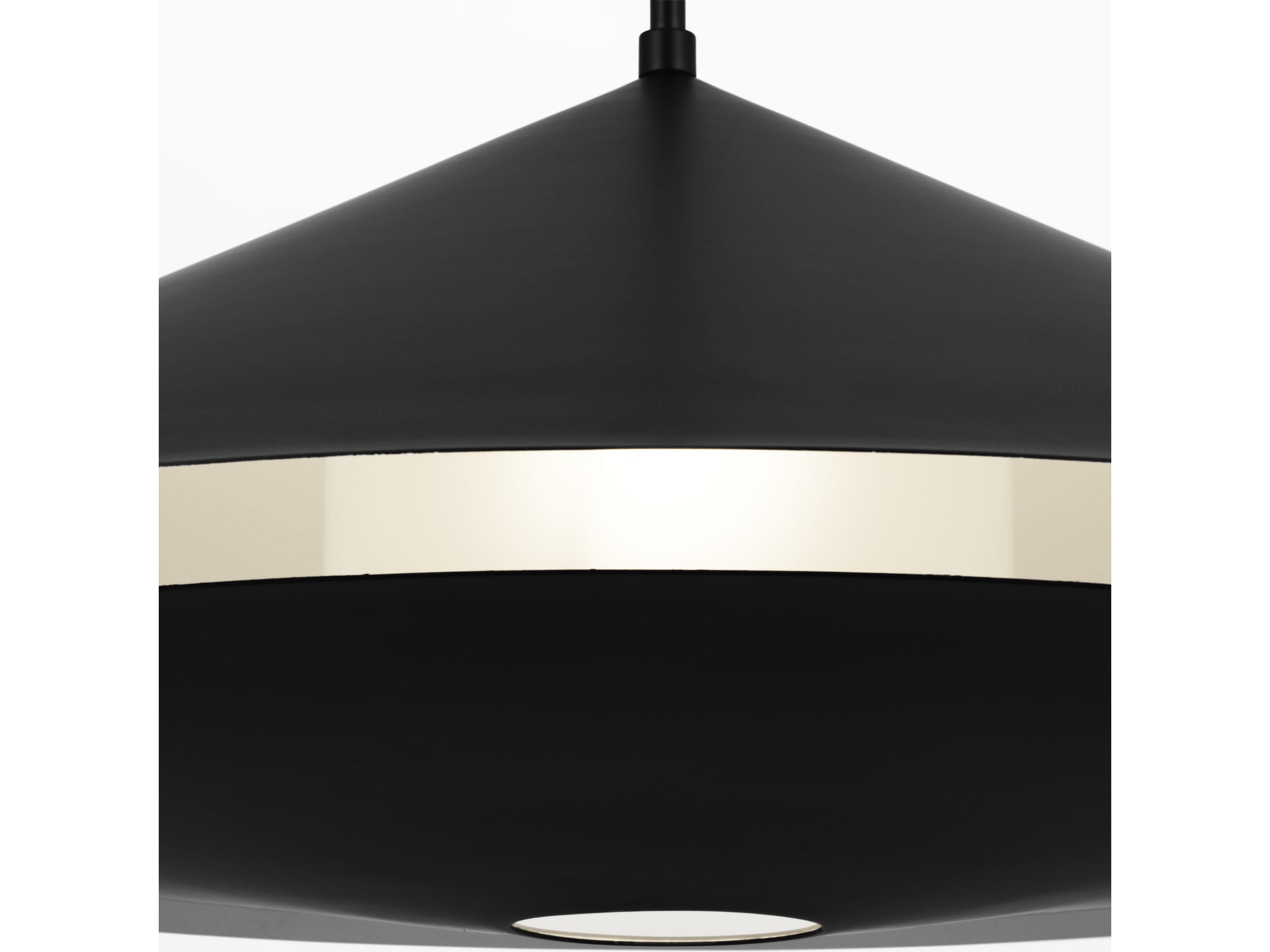 Visual Comfort Studio Echo 1-Light Midnight Black Pendant