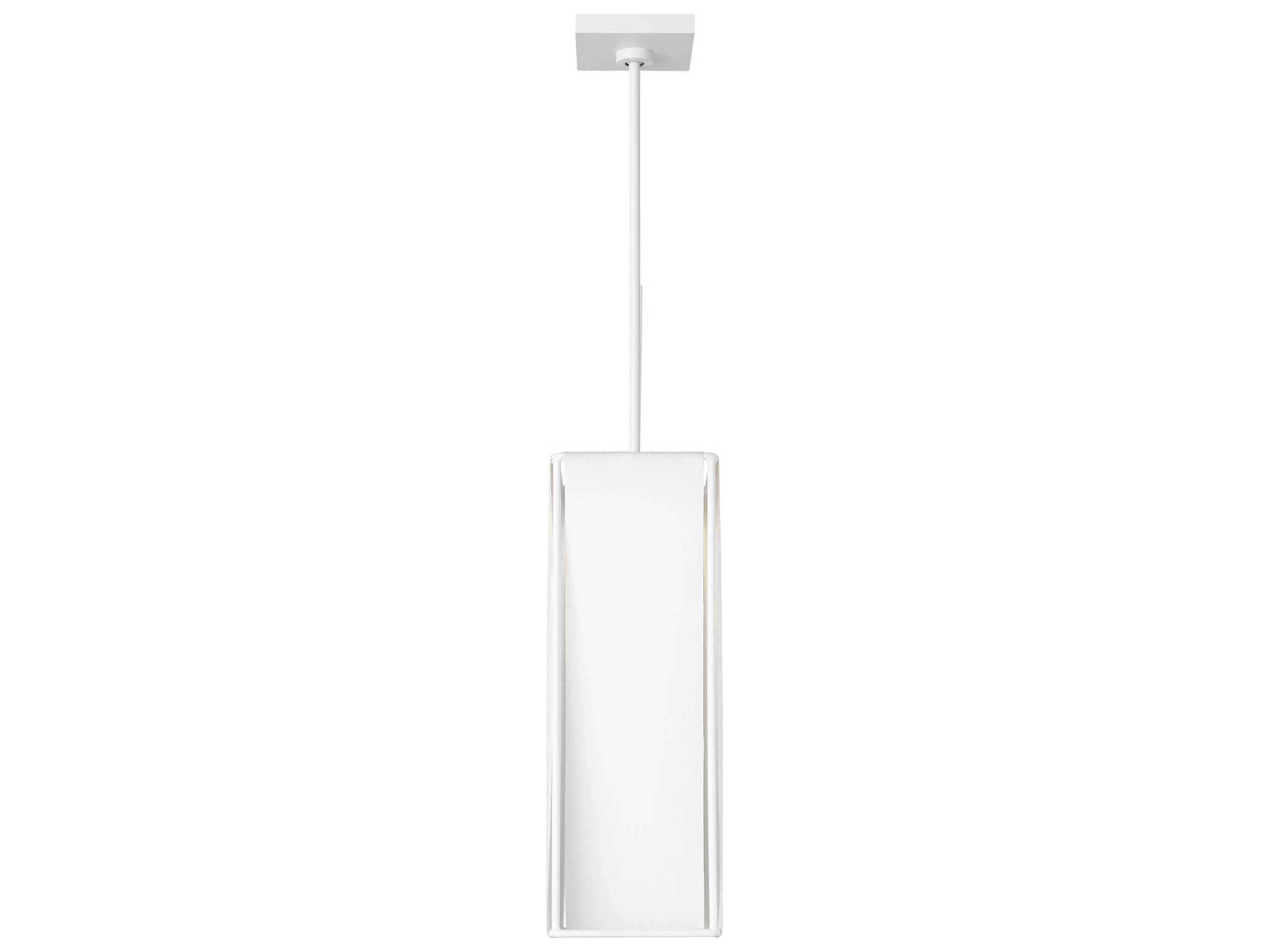 Visual Comfort Studio Velero 1-Light Soft Linen White Mini Pendant