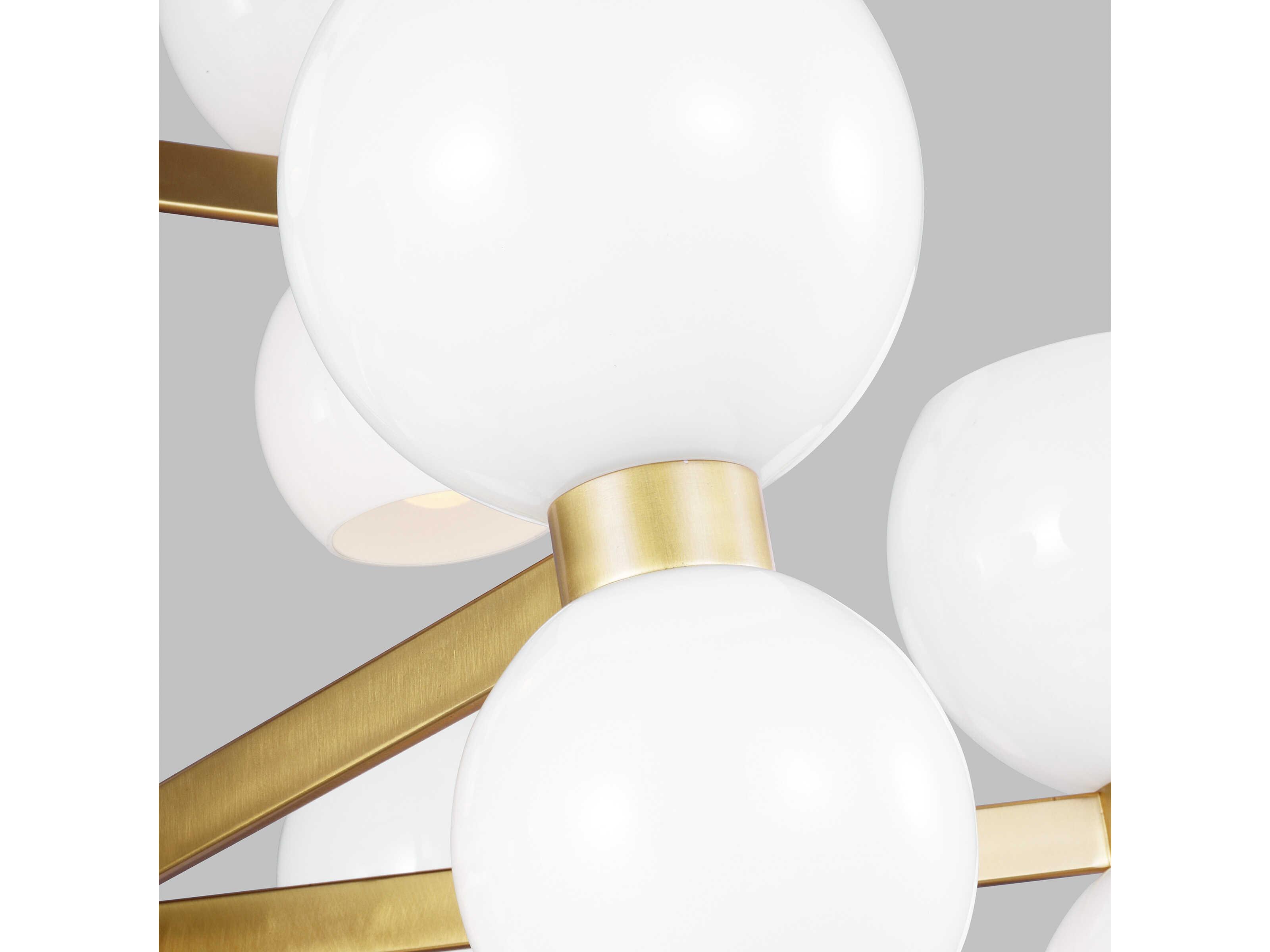 Visual Comfort Studio Londyn 24-Light Burnished Brass Tiered Chandelier