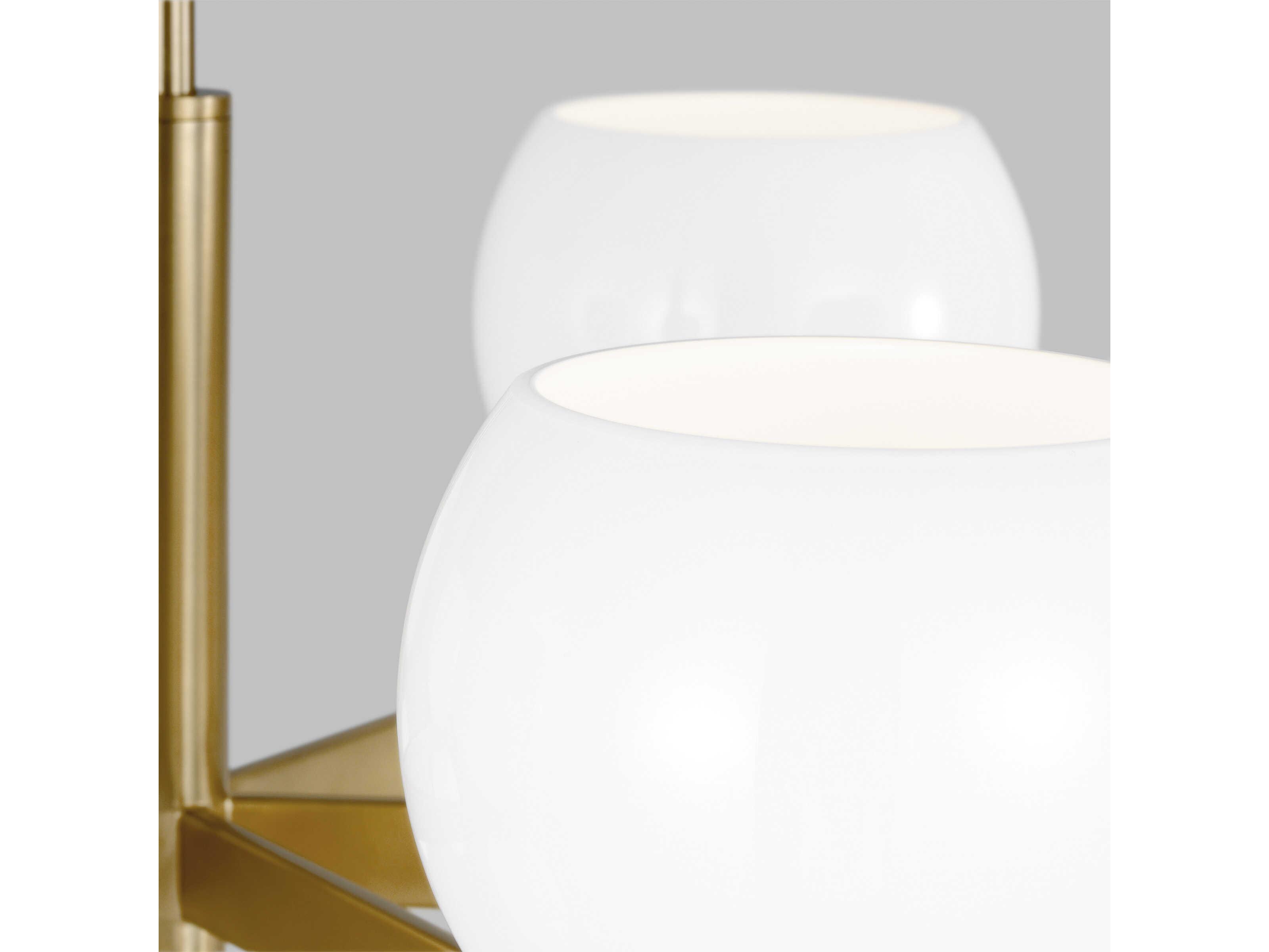 Visual Comfort Studio Londyn 12-Light Burnished Brass Chandelier