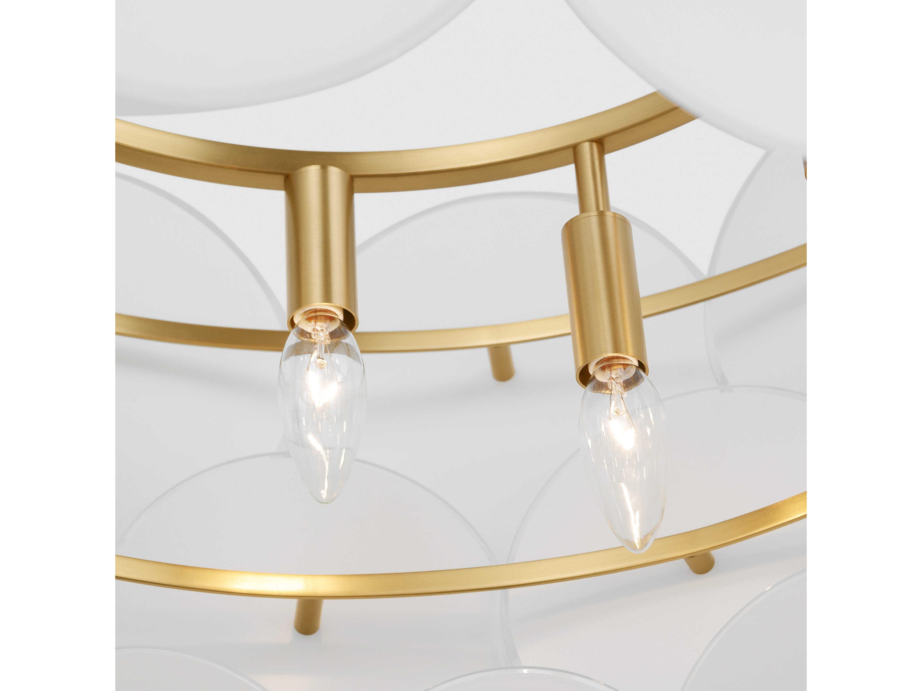 Visual Comfort Studio Emery 12-Light Burnished Brass Pendant