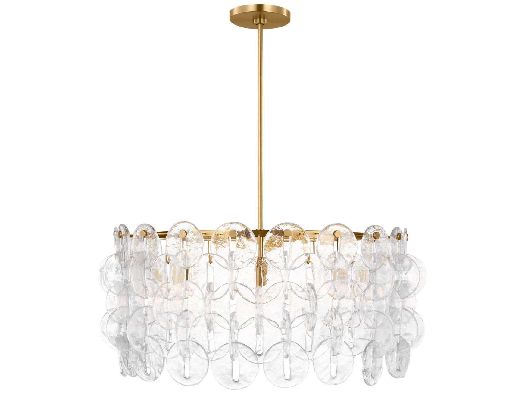 Visual Comfort Studio Candace 8-Light Burnished Brass Chandelier