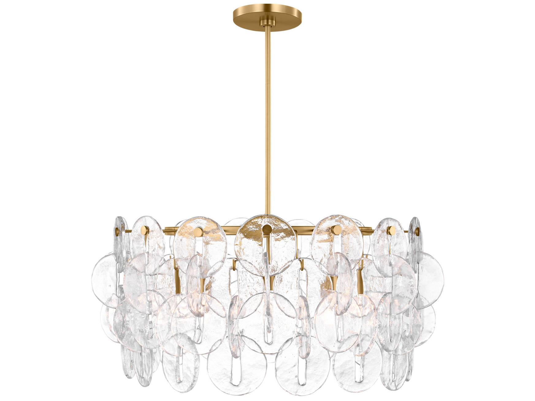 Visual Comfort Studio Candace 5-Light Burnished Brass Chandelier