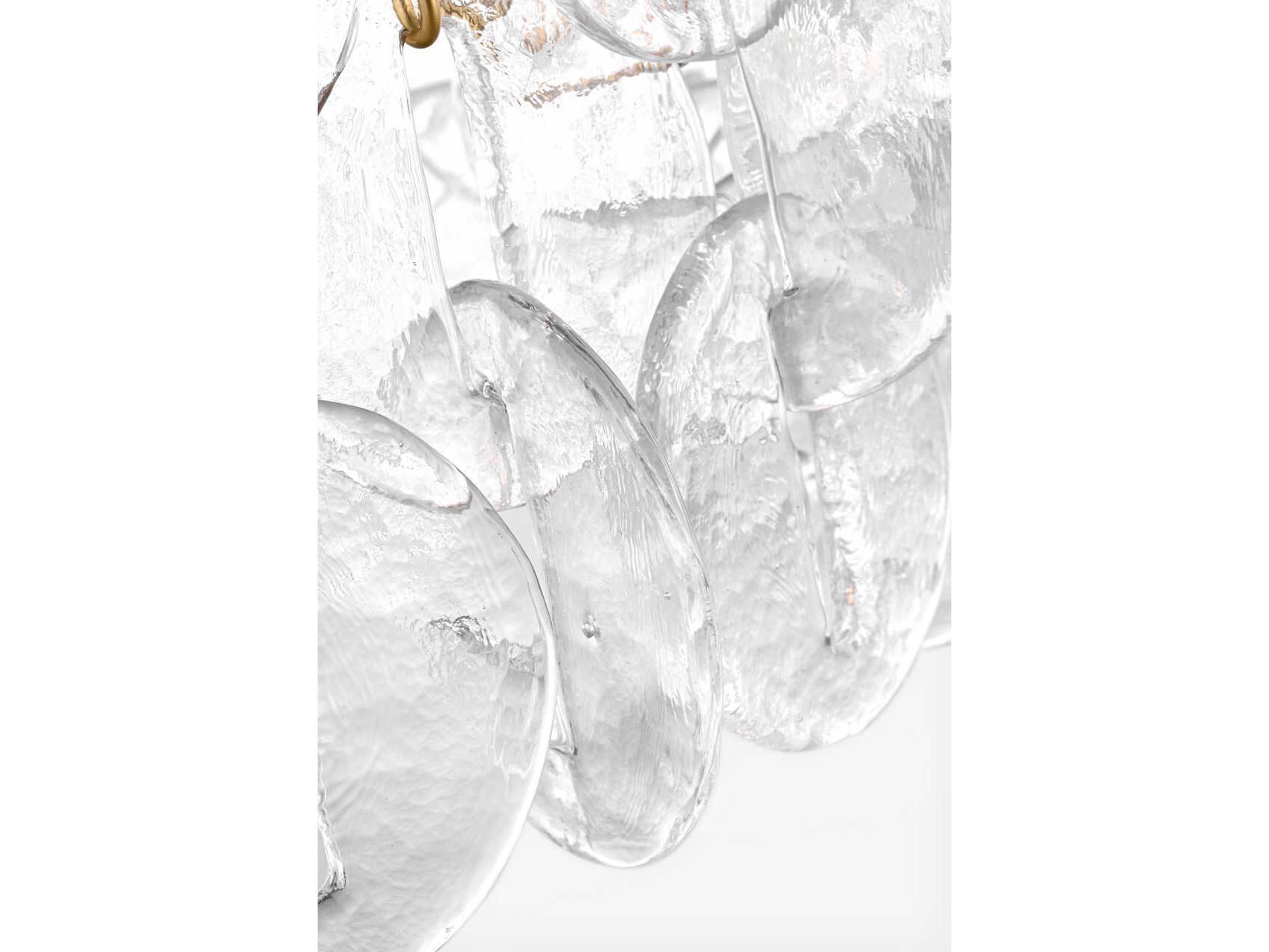 Visual Comfort Studio Candace 3-Light Burnished Brass Flush Mount