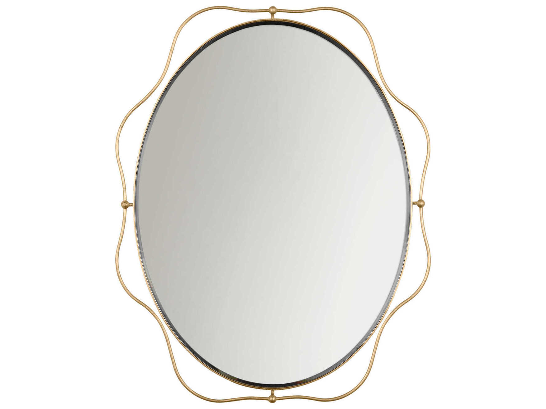 Visual Comfort Studio Sargasso Gild Oval Wall Mirror