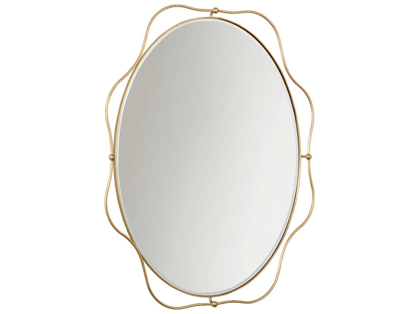 Visual Comfort Studio Sargasso Gild Oval Wall Mirror