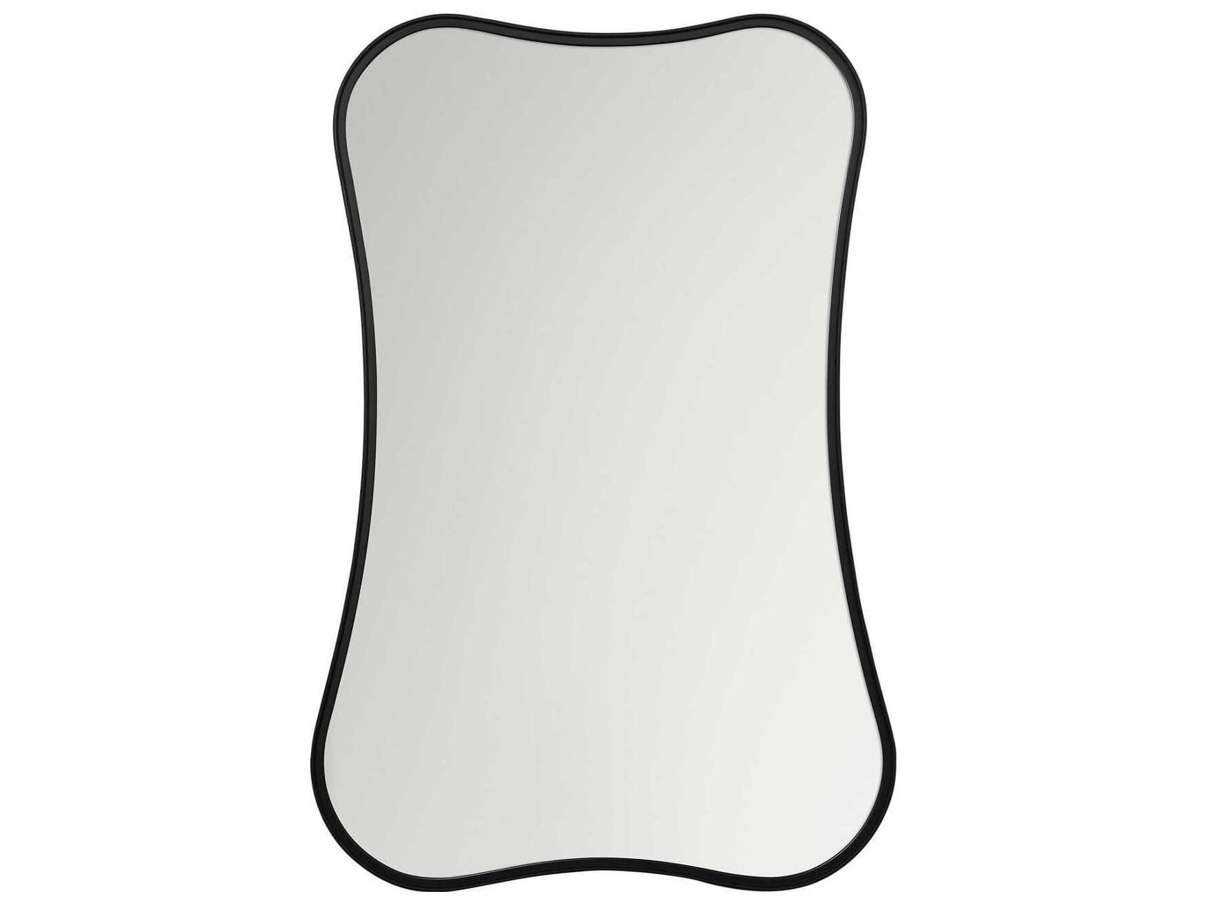 Visual Comfort Studio Cosway Midnight Black Rectangular Wall Mirror