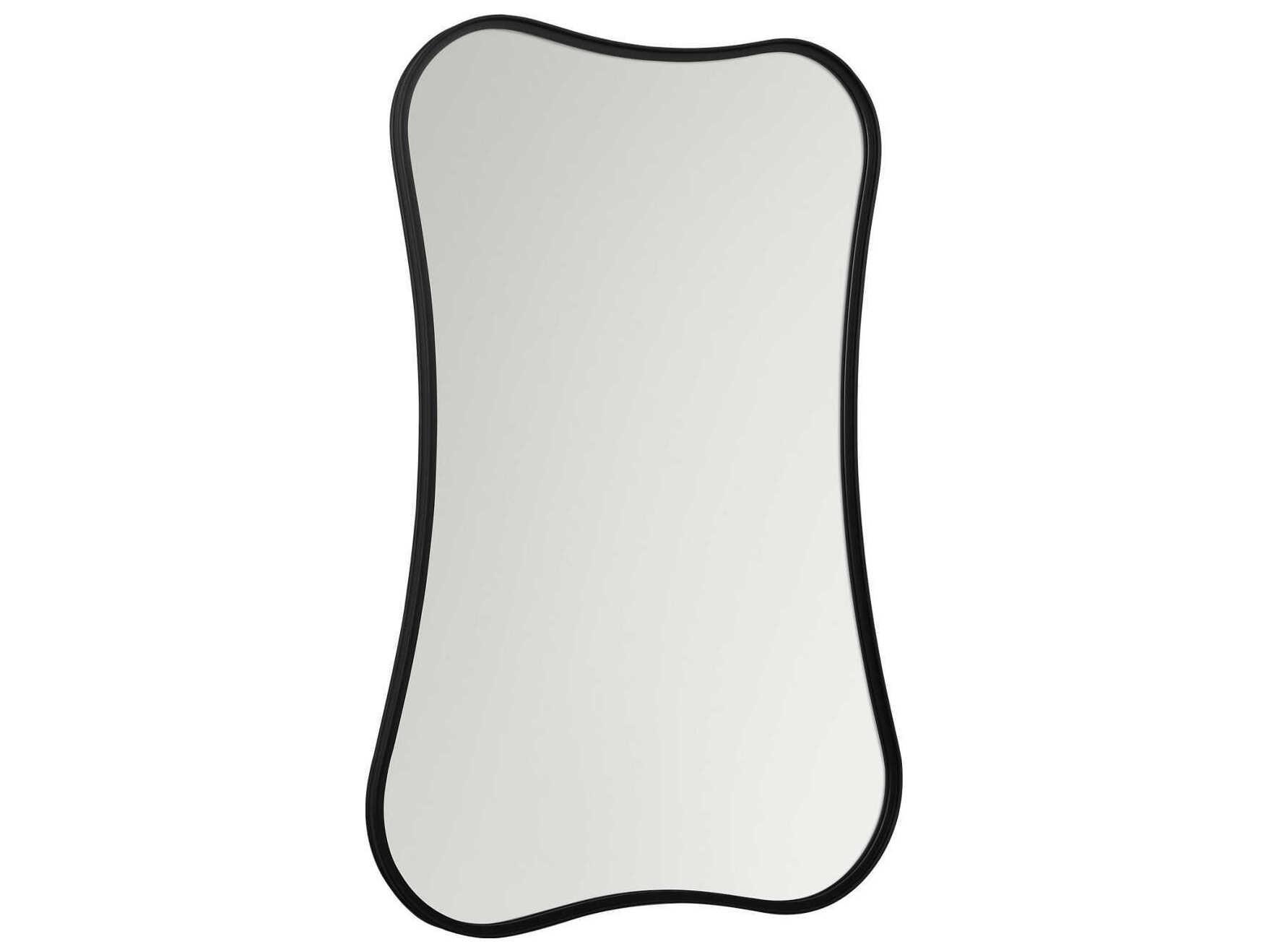 Visual Comfort Studio Cosway Midnight Black Rectangular Wall Mirror