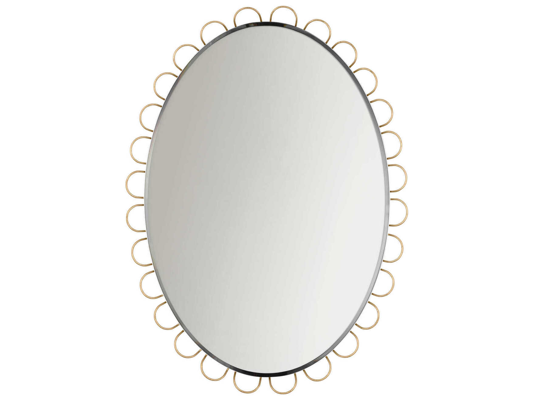 Visual Comfort Studio Tirreno Gild Oval Wall Mirror