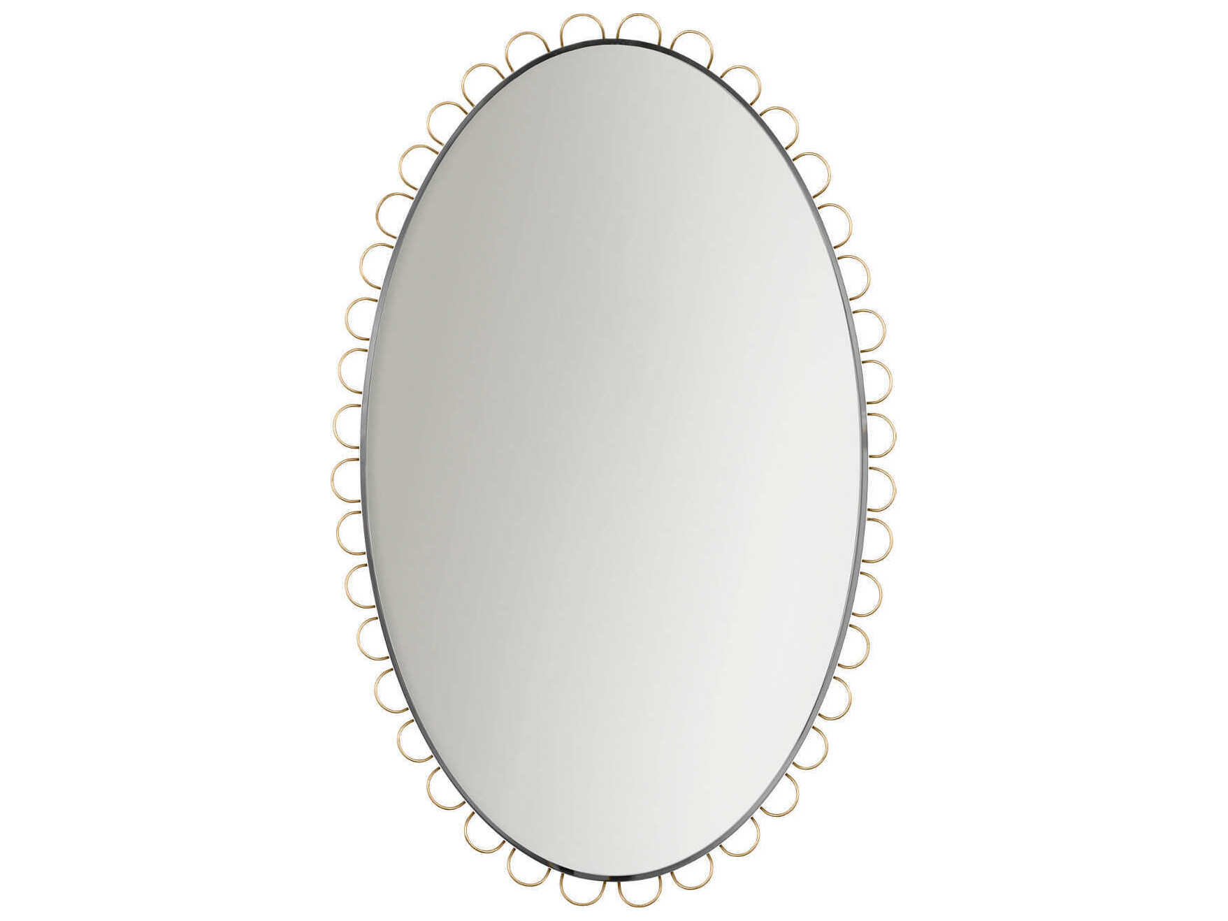 Visual Comfort Studio Tirreno Gild Oval Wall Mirror