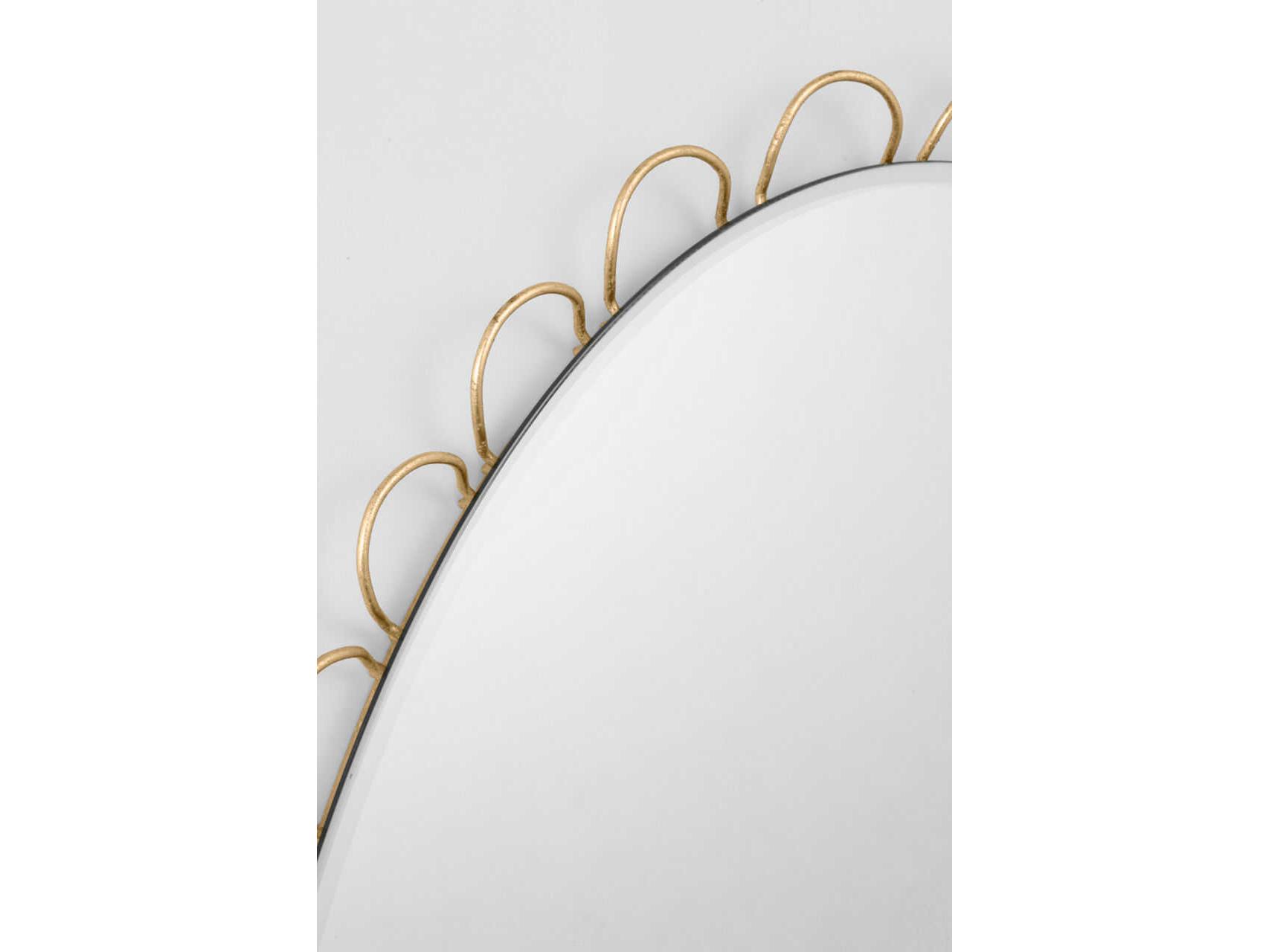 Visual Comfort Studio Tirreno Gild Oval Wall Mirror
