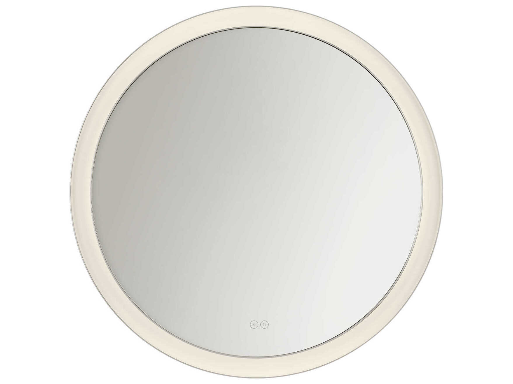 Visual Comfort Studio Chopin Polished Nickel Round Wall Mirror