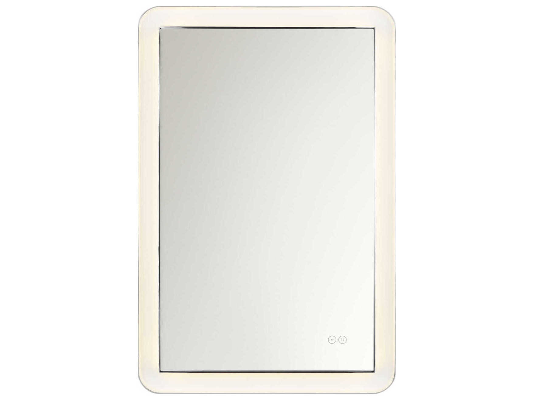Visual Comfort Studio Chopin Polished Nickel Rectangular Wall Mirror