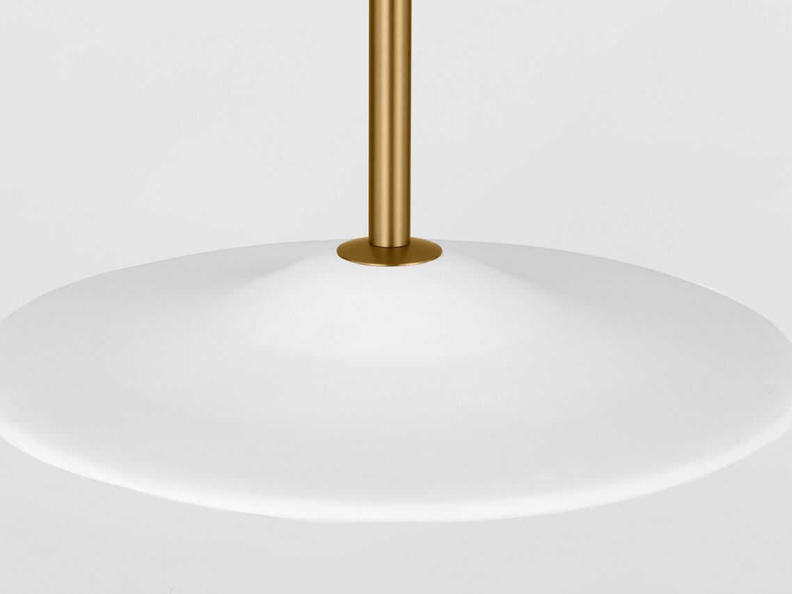 Visual Comfort Studio Endicott 1-Light Burnished Brass Globe Pendant