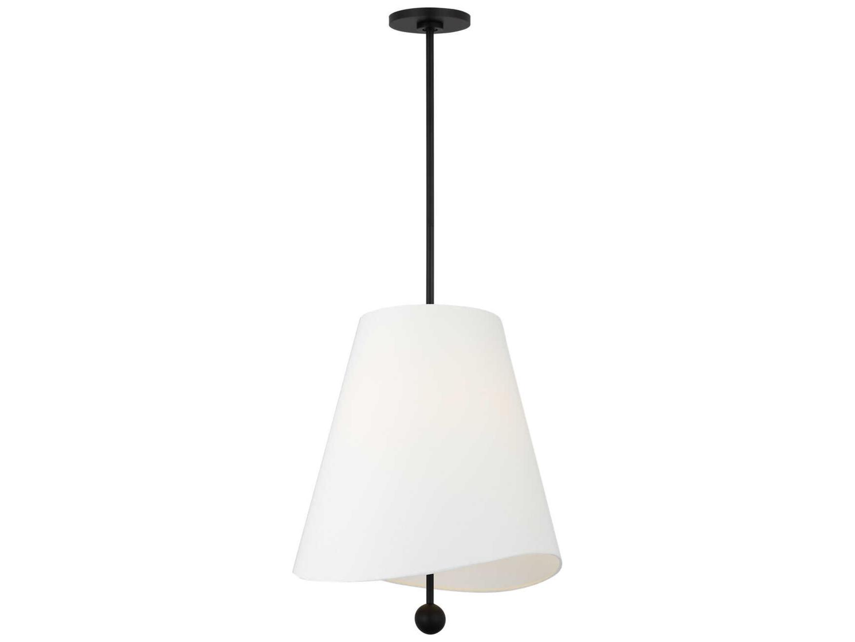Visual Comfort Studio Beauvoir 3-Light Midnight Black Pendant