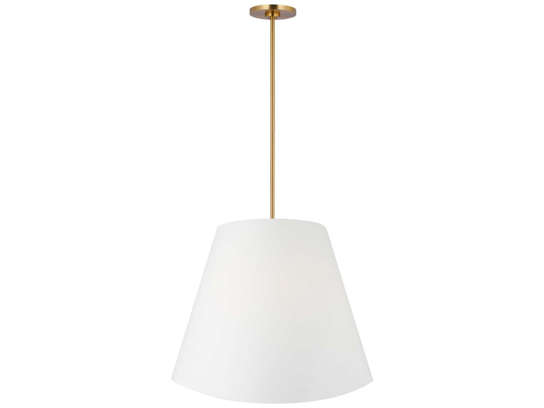 Visual Comfort Studio Beauvoir 4-Light Burnished Brass Pendant