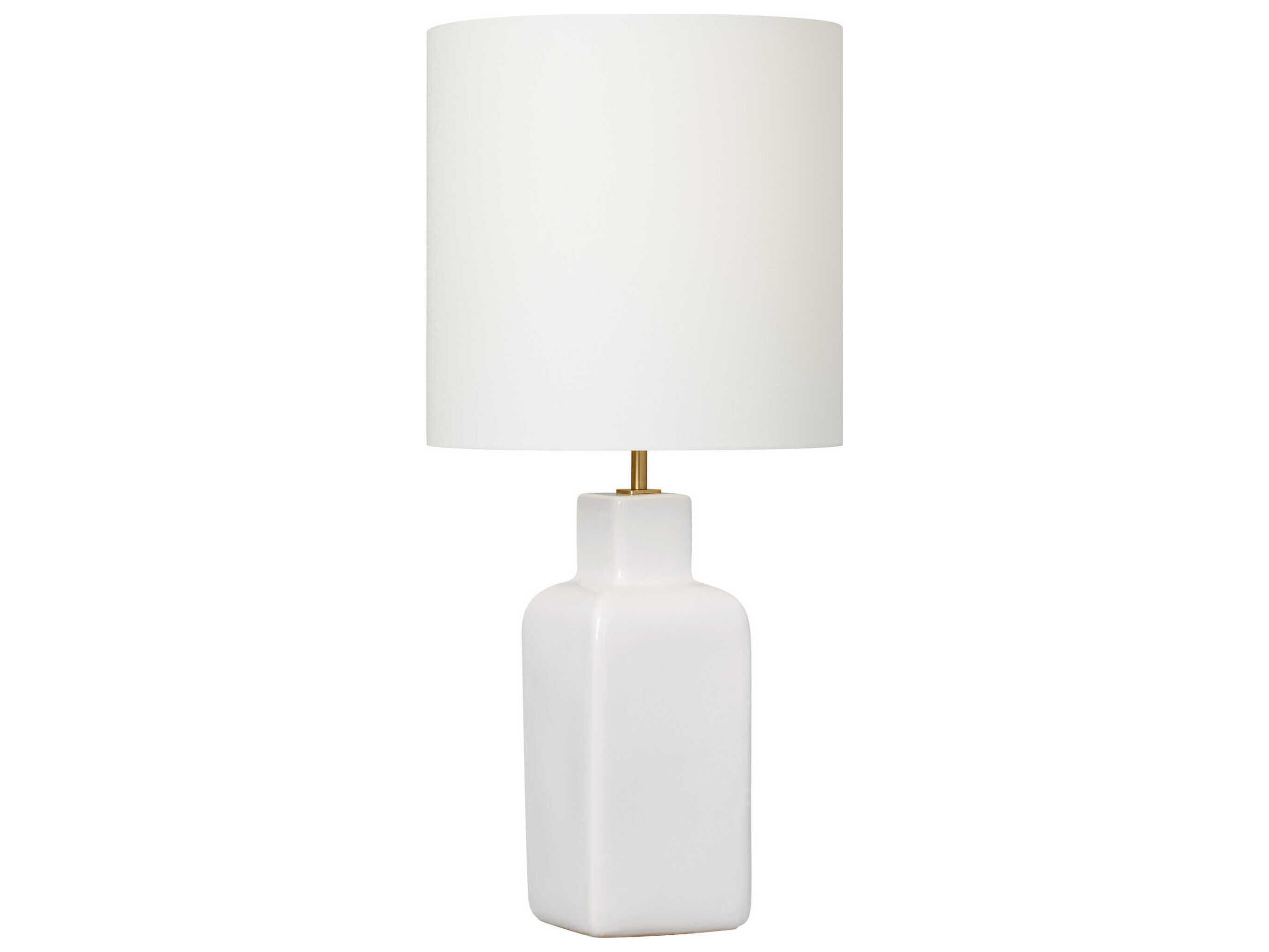 Visual Comfort Studio Anderson New White Linen Buffet Lamp