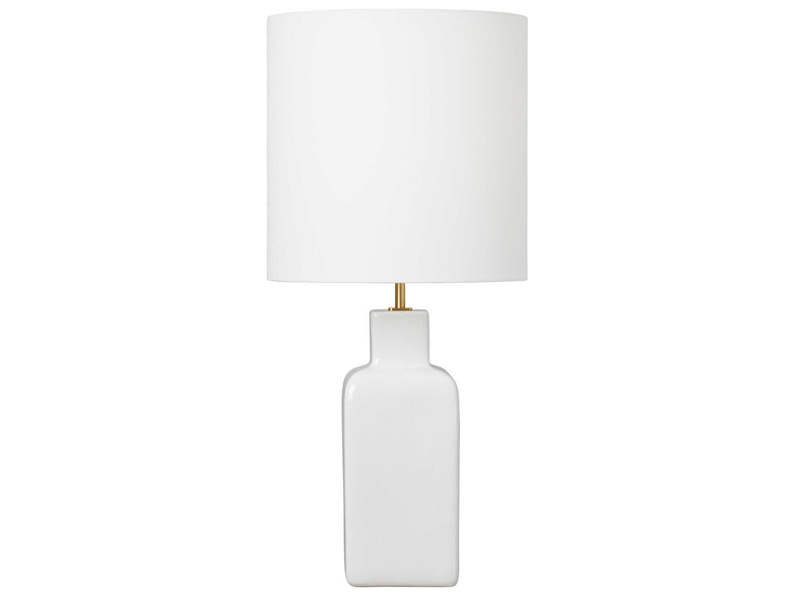 Visual Comfort Studio Anderson New White Linen Buffet Lamp