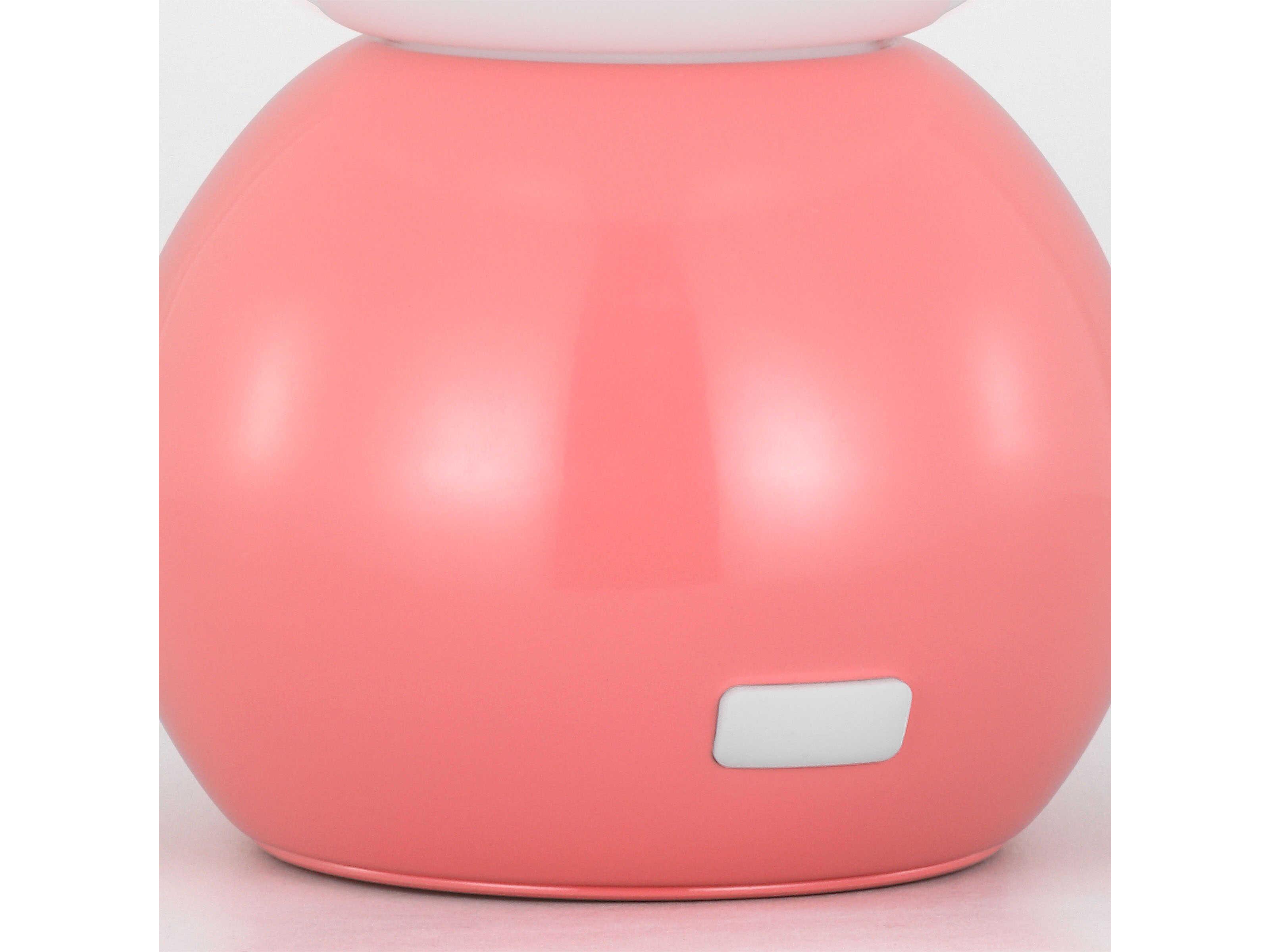 Visual Comfort Studio Suki Coral Milk Glass Pink Table Lamp