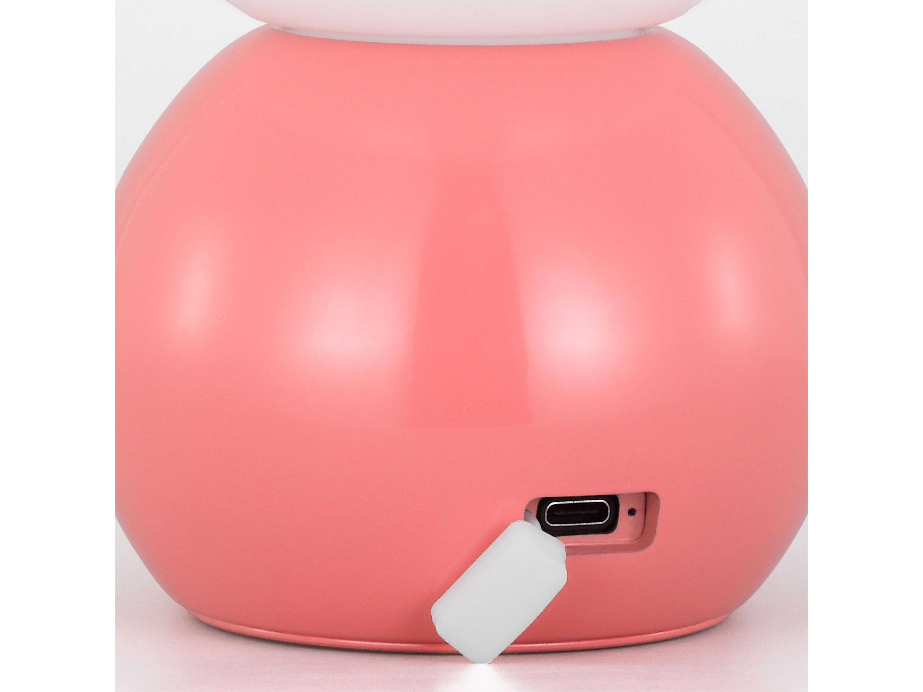 Visual Comfort Studio Suki Coral Milk Glass Pink Table Lamp
