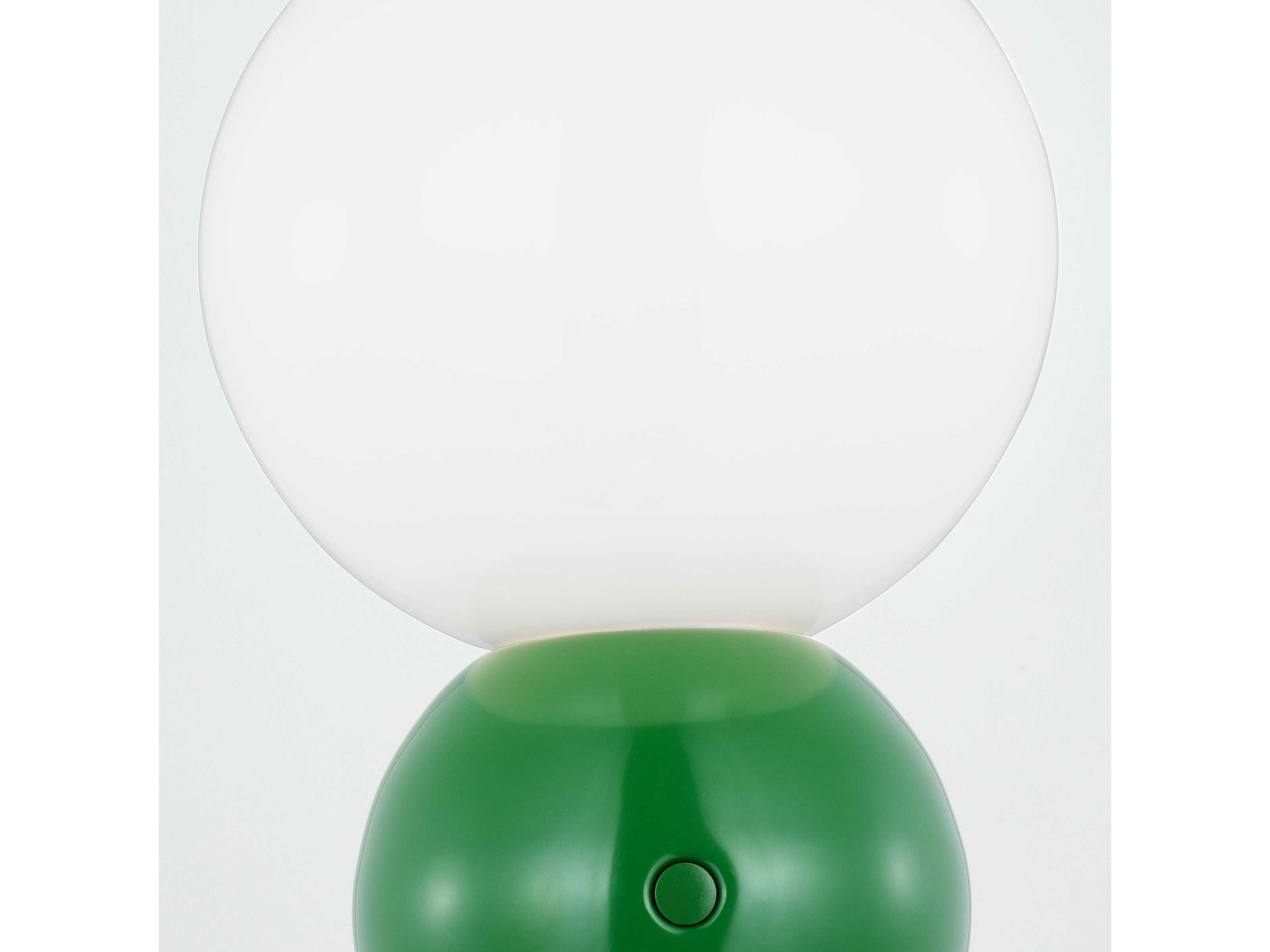 Visual Comfort Studio Suki Green Milk Glass Table Lamp