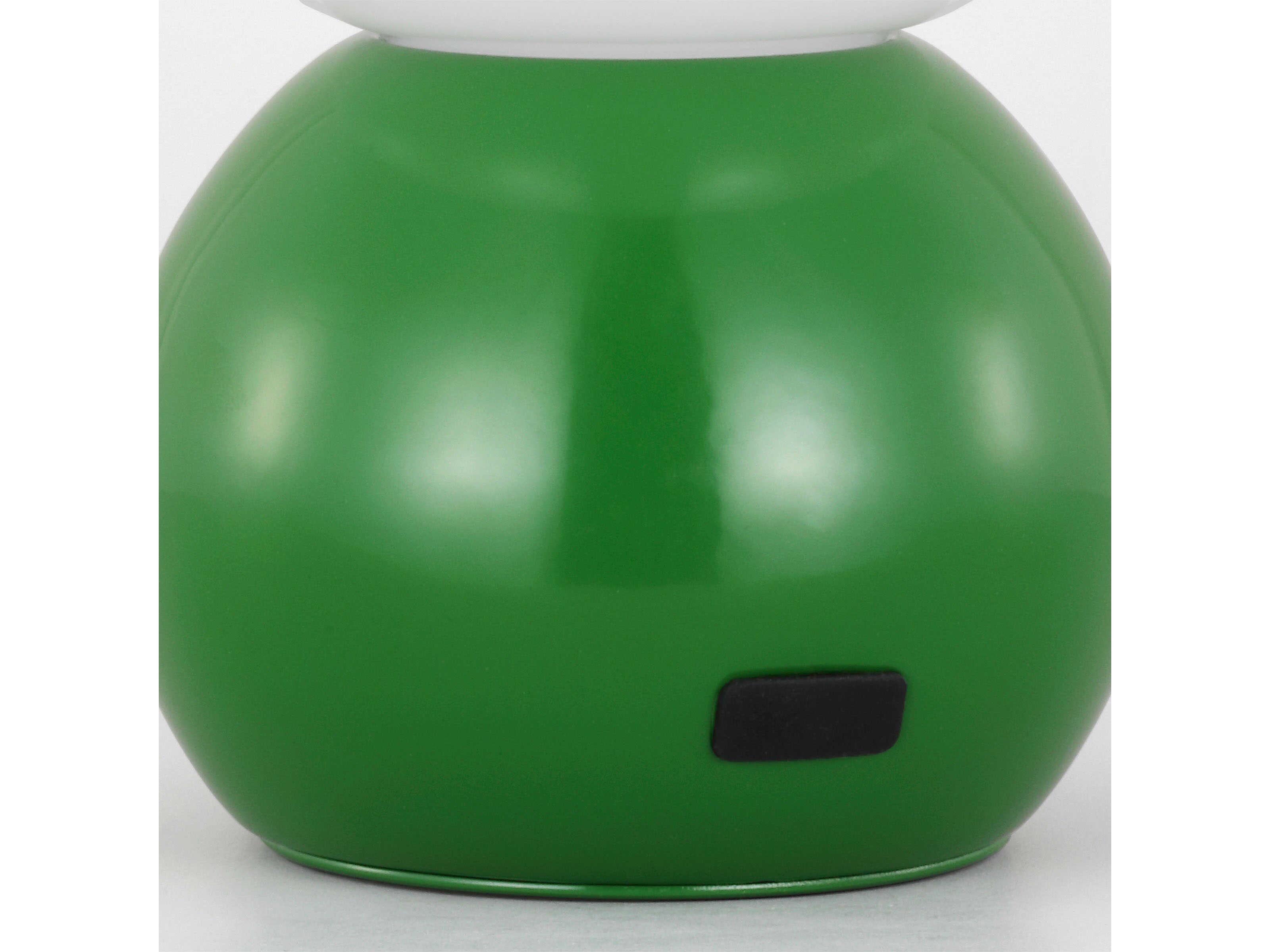 Visual Comfort Studio Suki Green Milk Glass Table Lamp