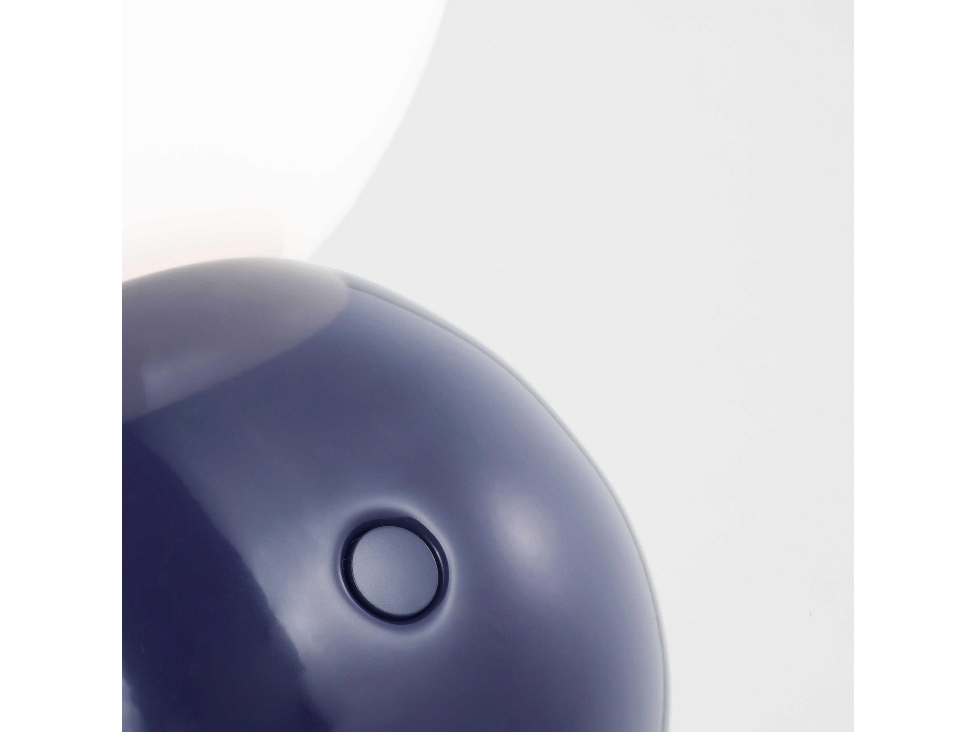 Visual Comfort Studio Suki Navy Milk Glass Blue Table Lamp