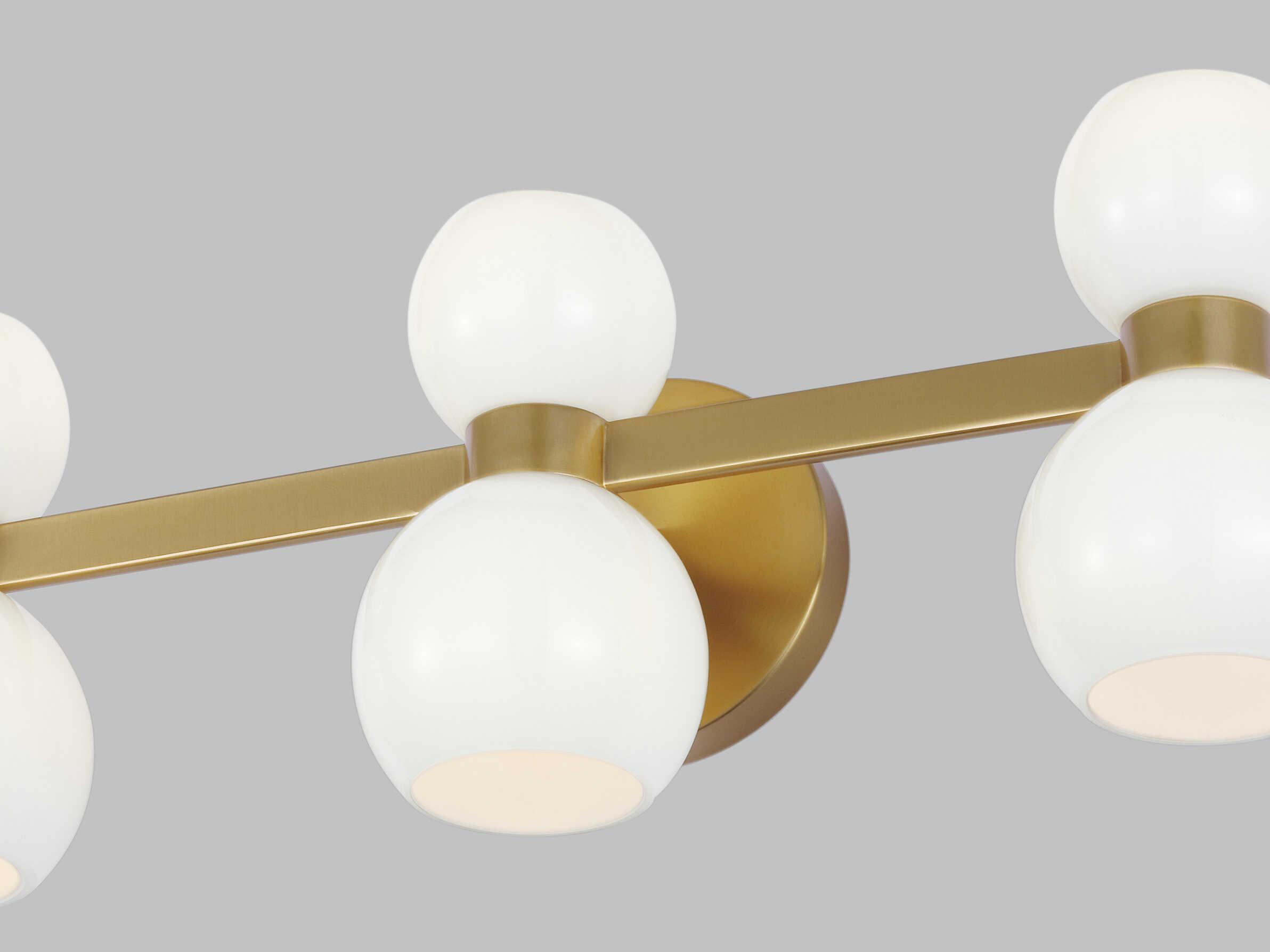 Visual Comfort Studio Londyn 6-Light Burnished Brass Vanity Light