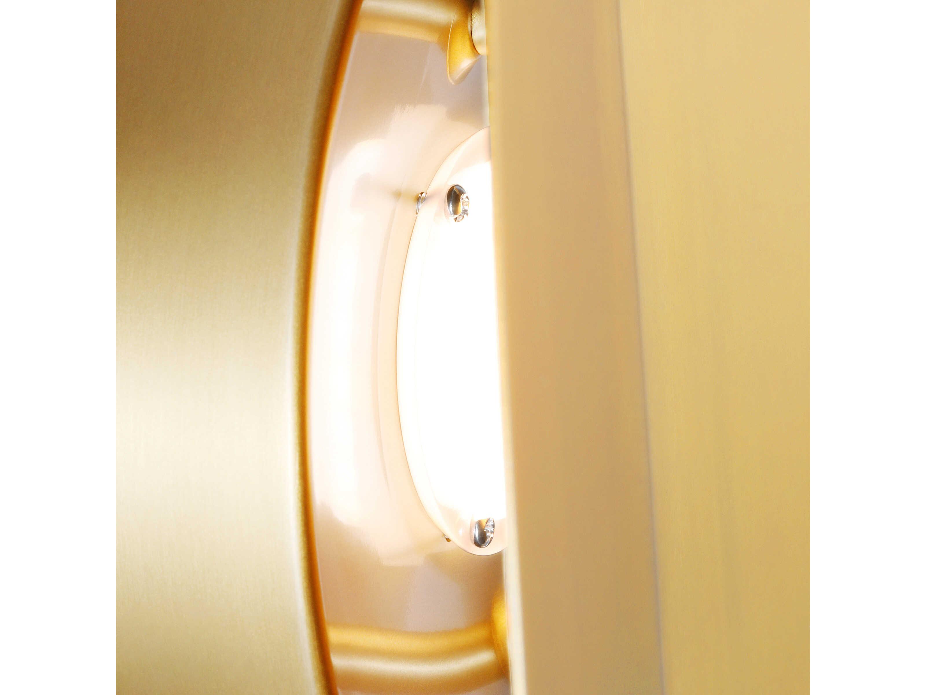 Visual Comfort Studio Dottie 1-Light Burnished Brass Wall Sconce