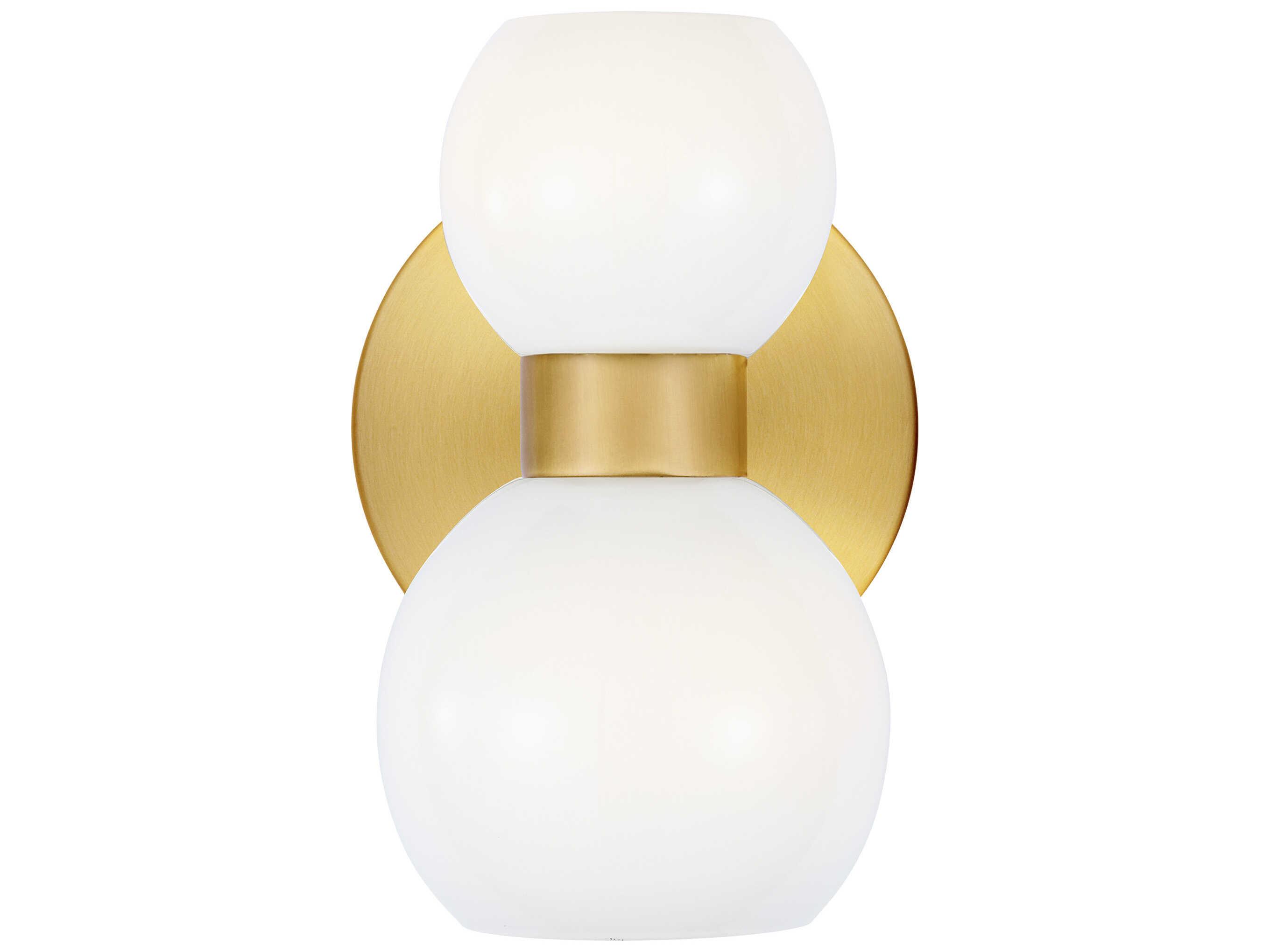 Visual Comfort Studio Londyn 2-Light Burnished Brass Wall Sconce