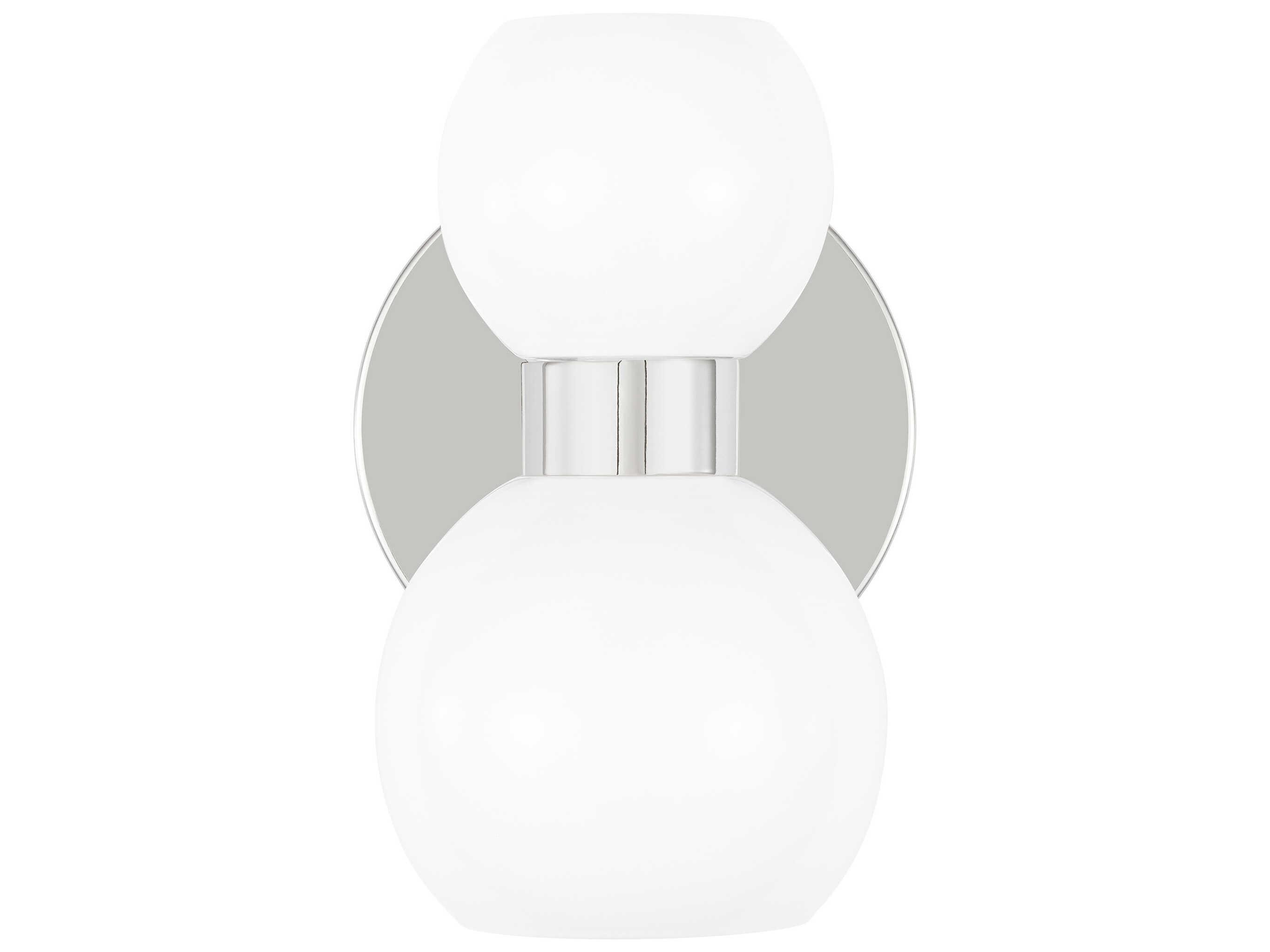 Visual Comfort Studio Londyn 2-Light Polished Nickel Wall Sconce