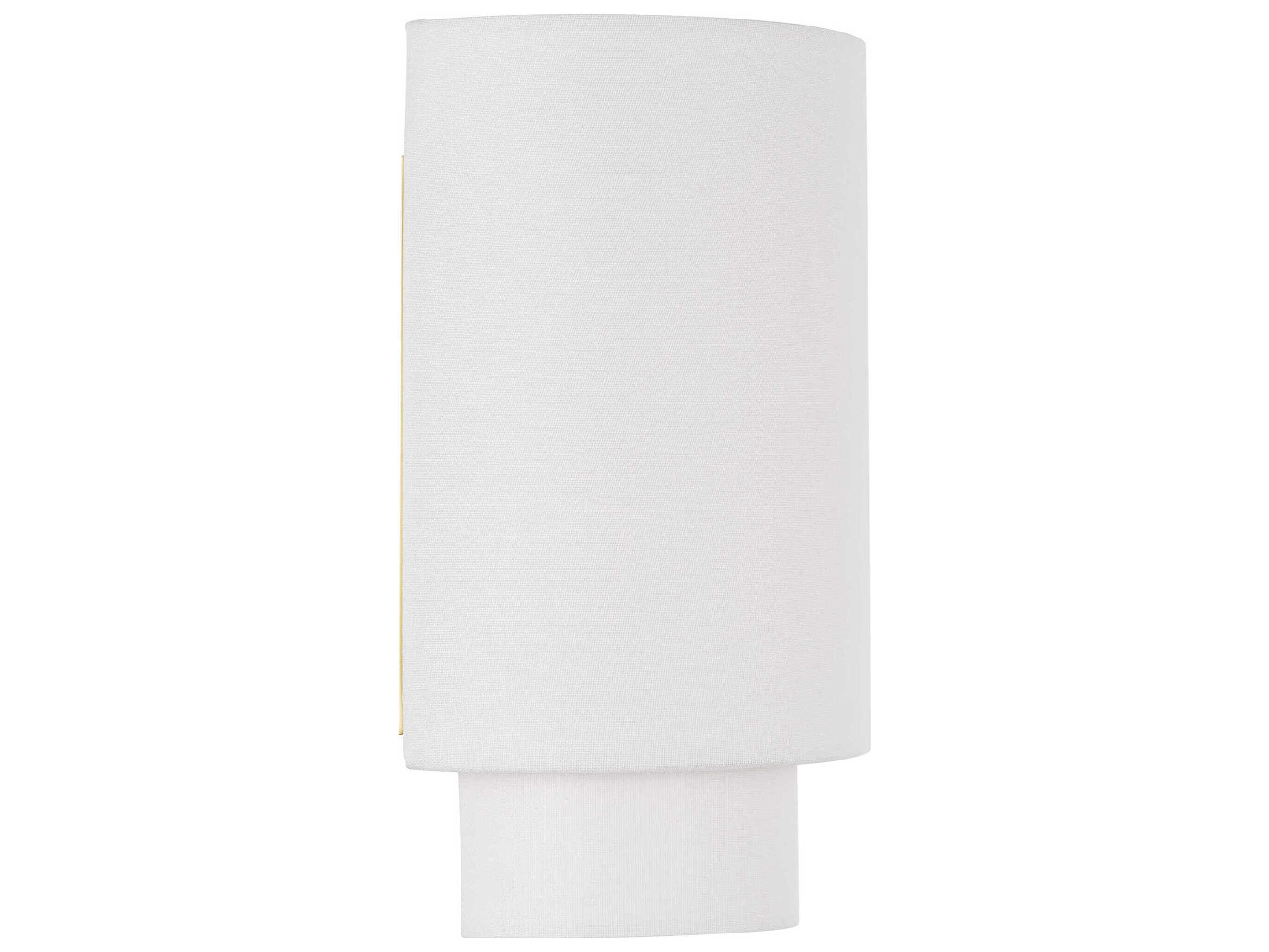 Visual Comfort Studio Sawyer 2-Light Burnished Brass Wall Sconce