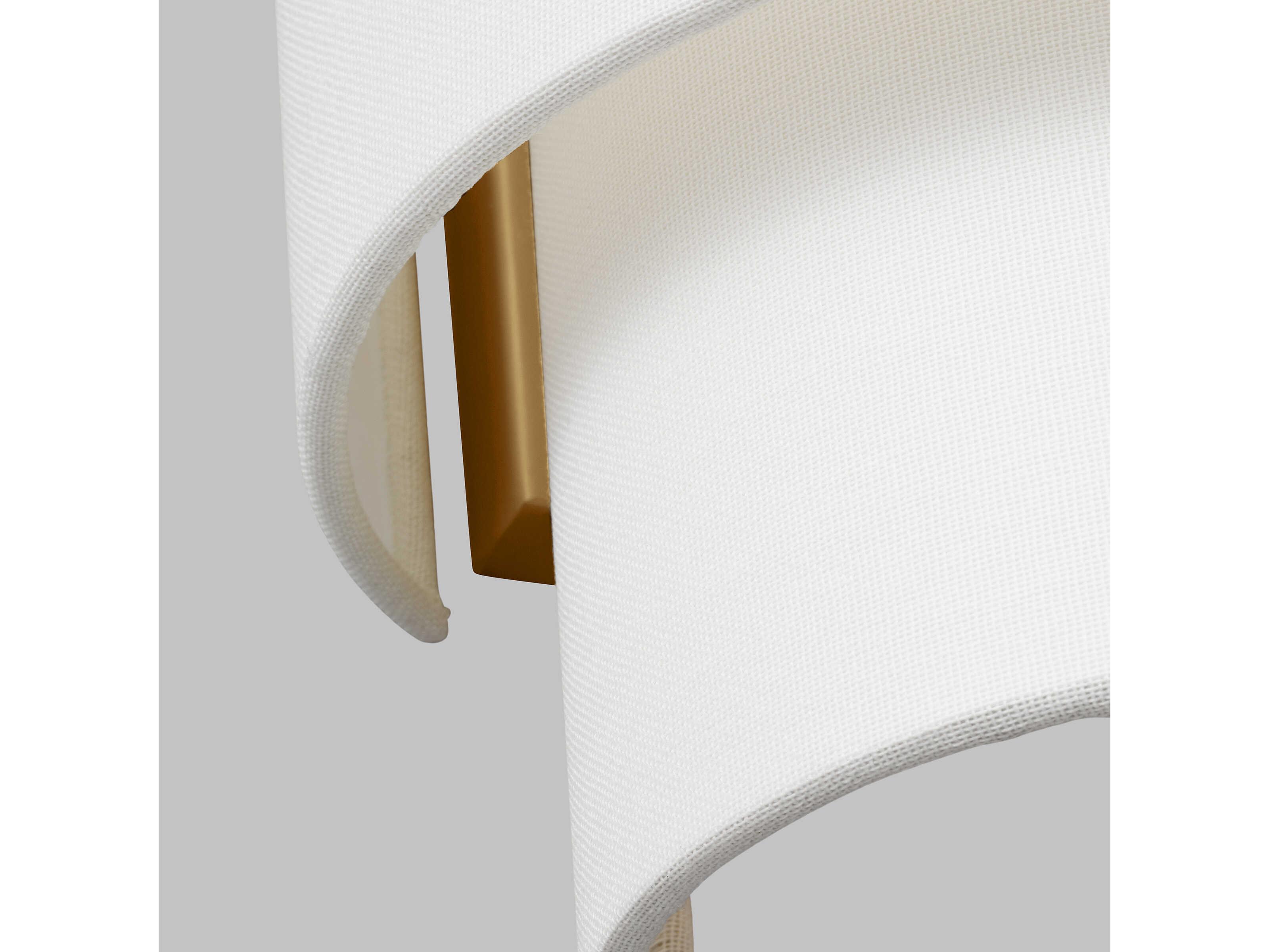 Visual Comfort Studio Sawyer 2-Light Burnished Brass Wall Sconce