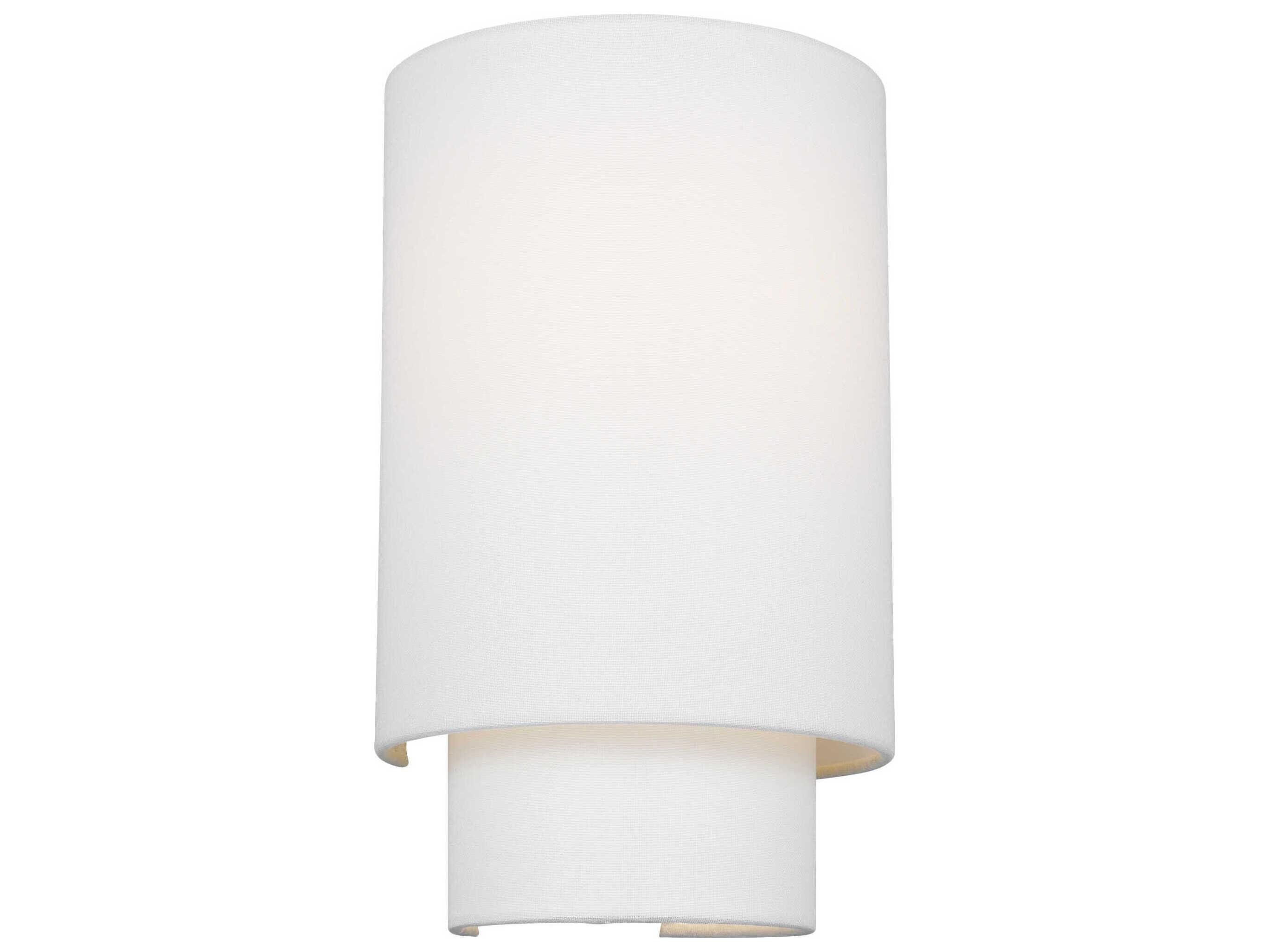 Visual Comfort Studio Sawyer 2-Light Polished Nickel Wall Sconce