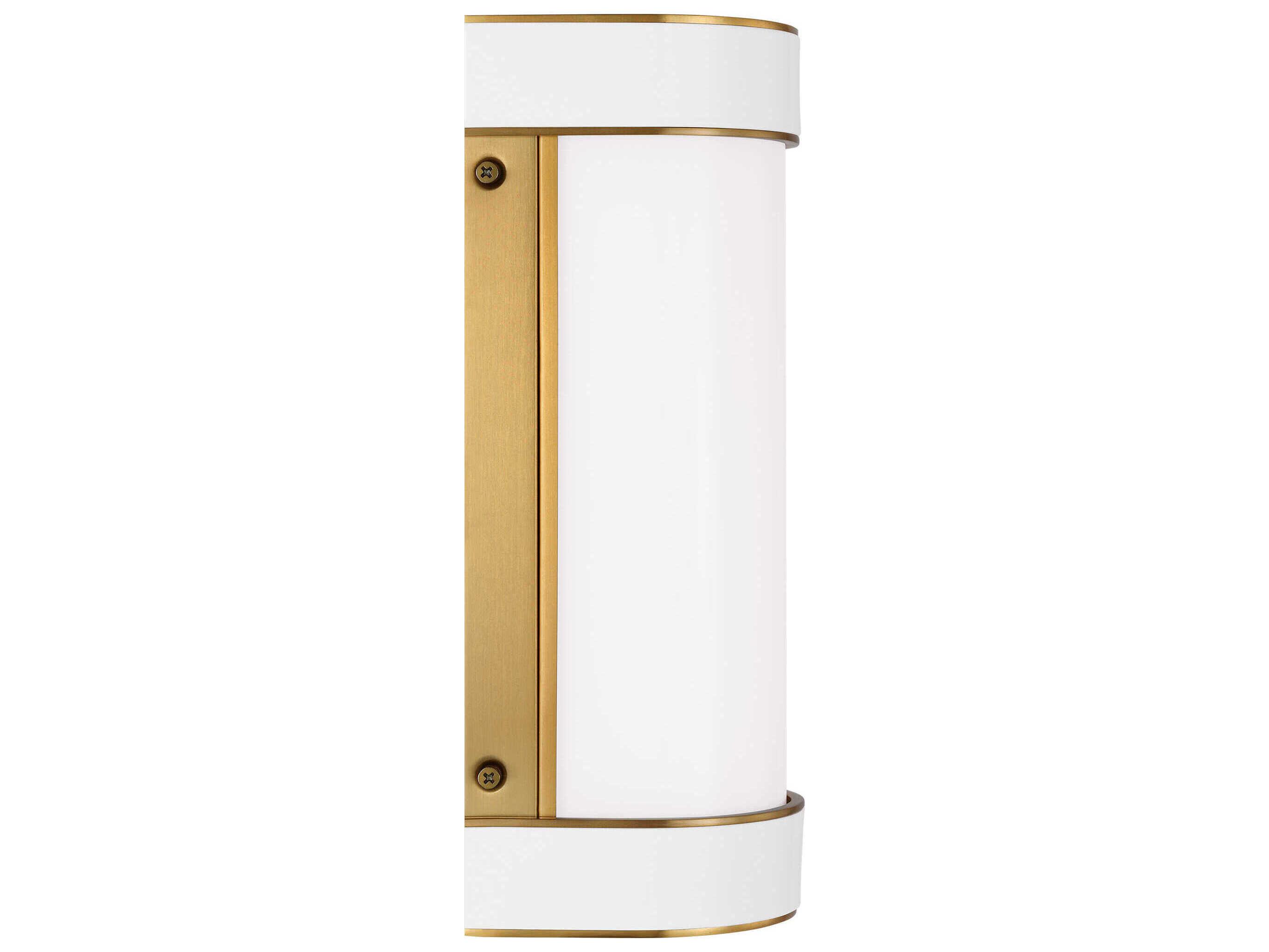 Visual Comfort Studio Monroe 1-Light Burnished Brass Vanity Light