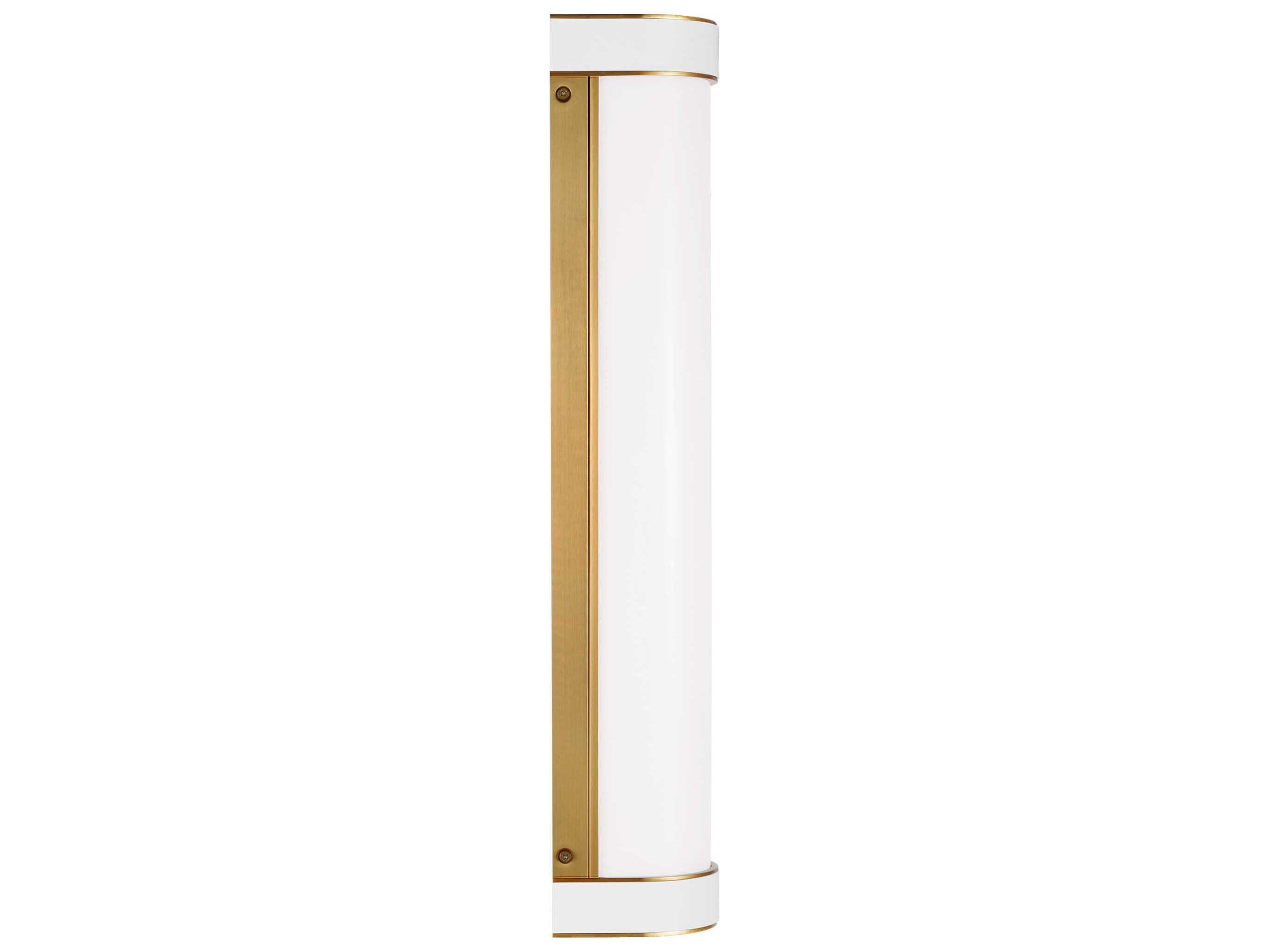 Visual Comfort Studio Monroe 1-Light Burnished Brass Vanity Light