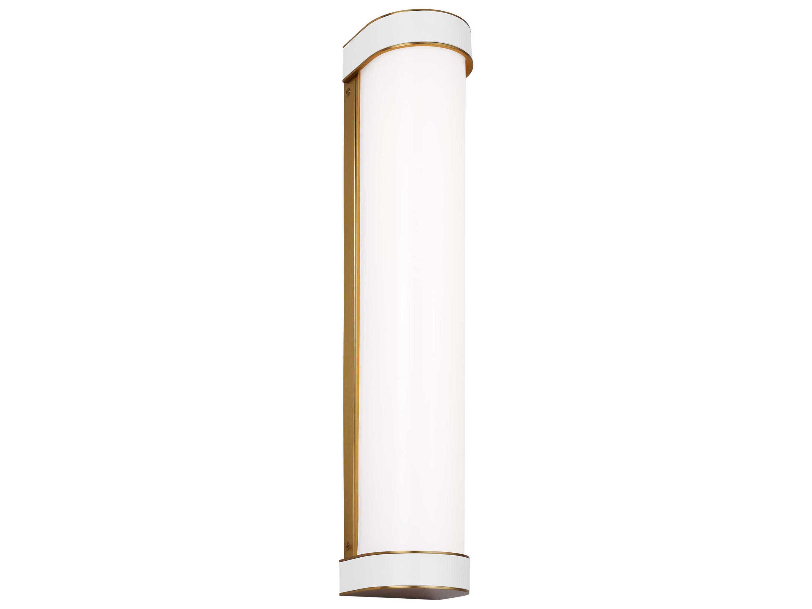 Visual Comfort Studio Monroe 1-Light Burnished Brass Vanity Light