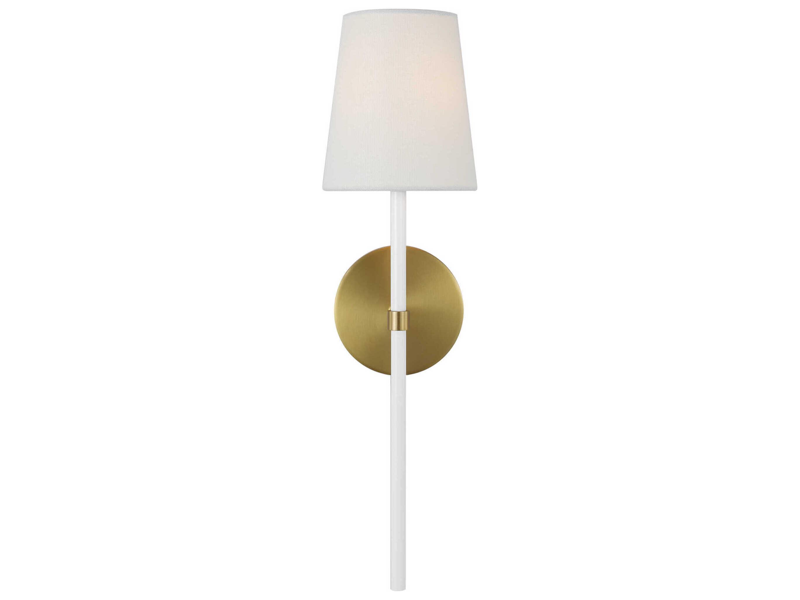 Visual Comfort Studio Monroe 1-Light Burnished Brass Wall Sconce